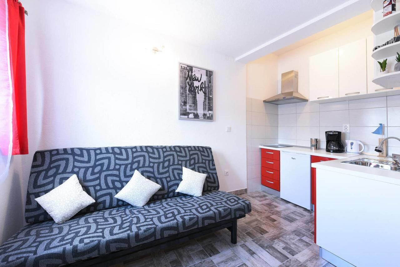 Ferienwohnung in Marina mit Klima, Meerblick, Internet