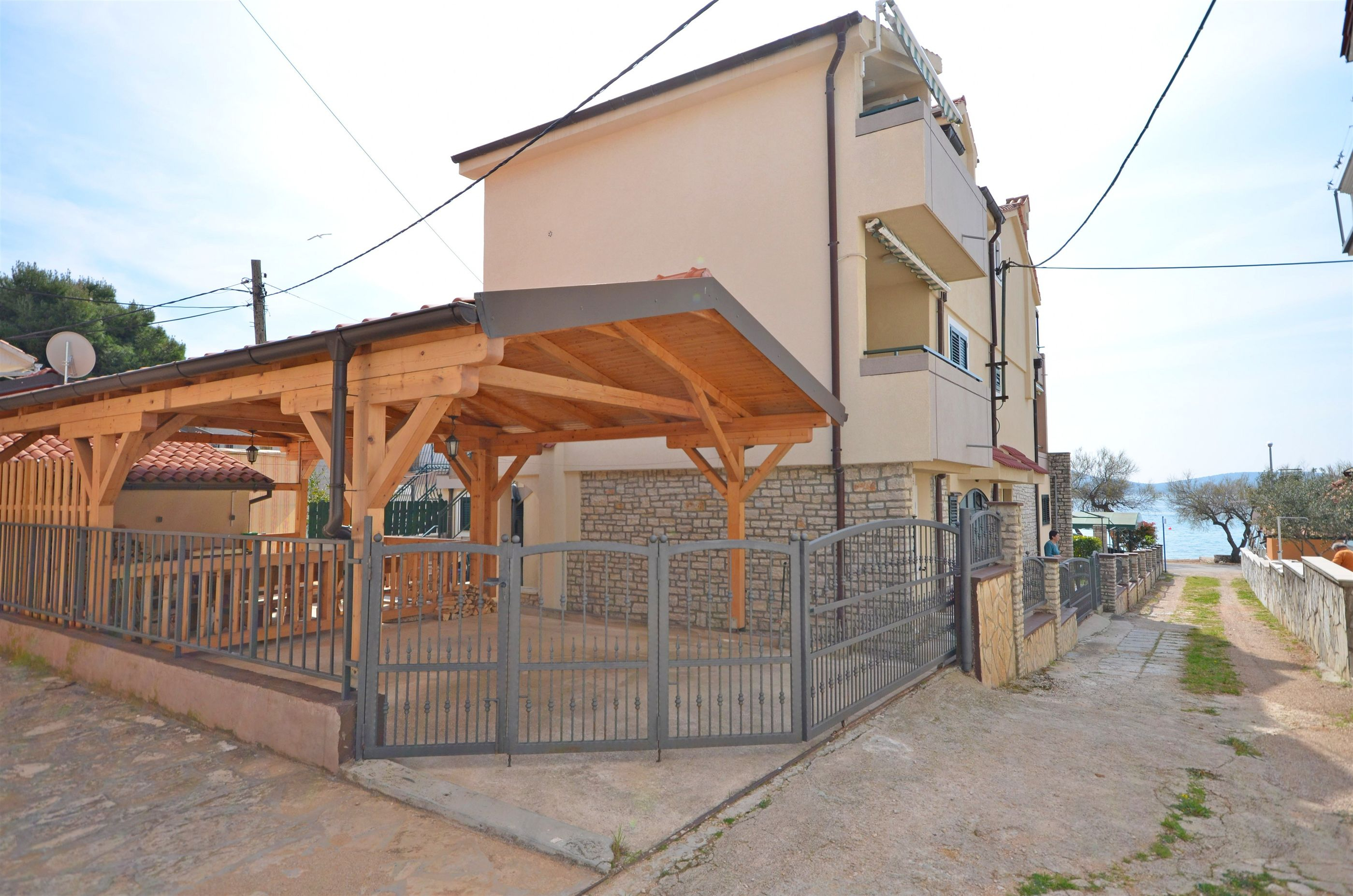 Ferienwohnung in Vodice mit Klima, Meerblick, Internet
