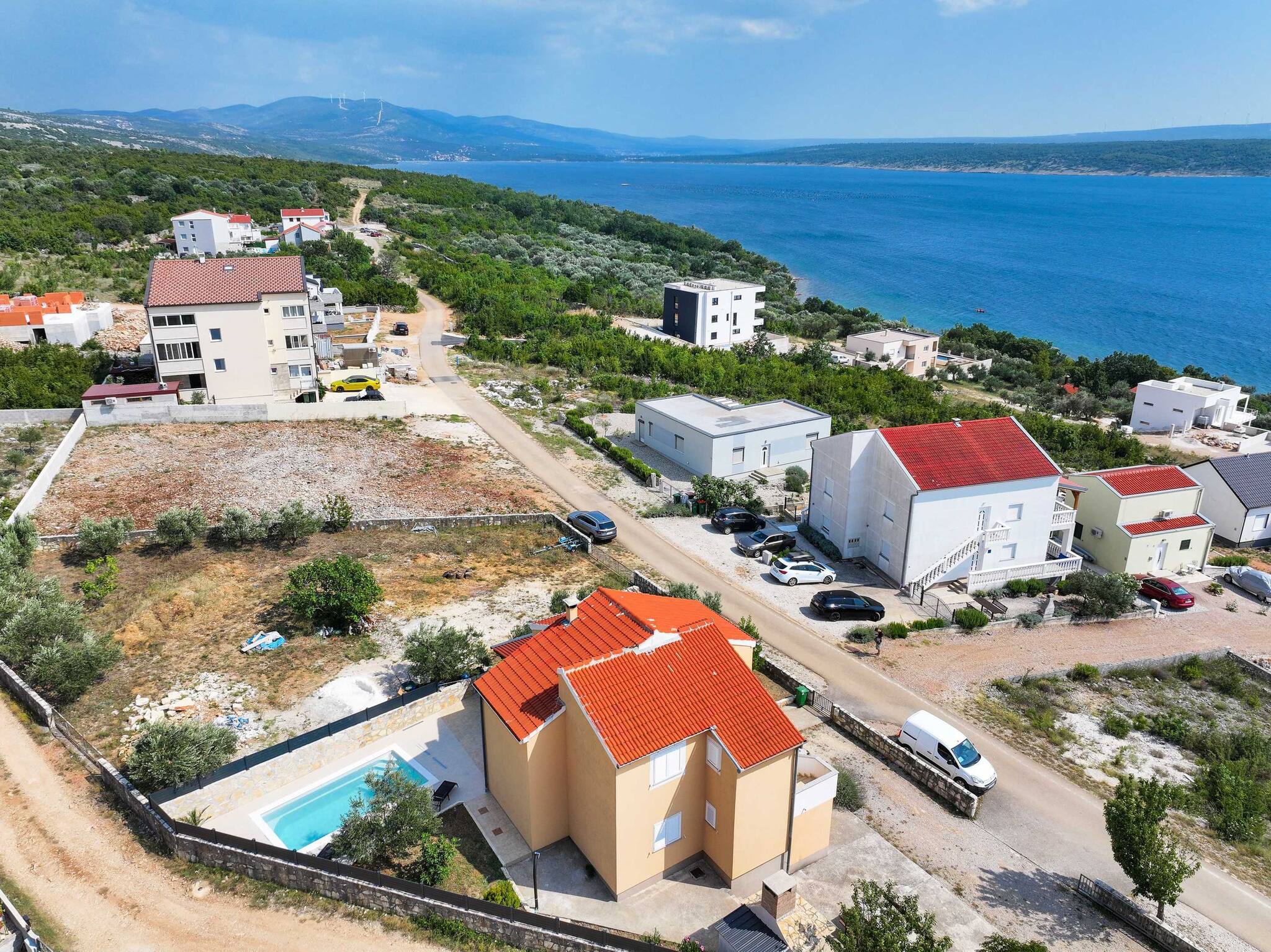 Traumhaftes Ferienhaus mit Meerblick und Swimmingpool