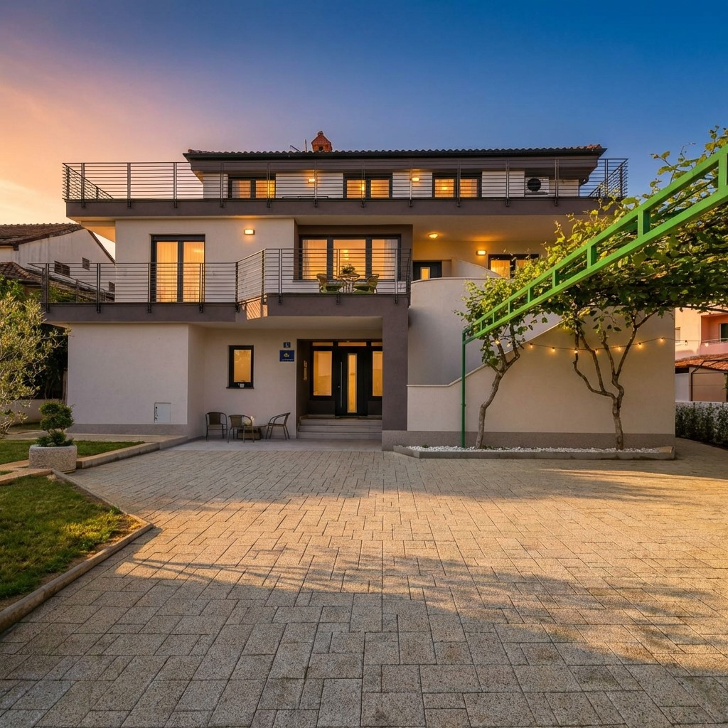 Zauberhafte Ferienwohnung in Rovinj mit Sat-TV, Klimaanlage und Grill