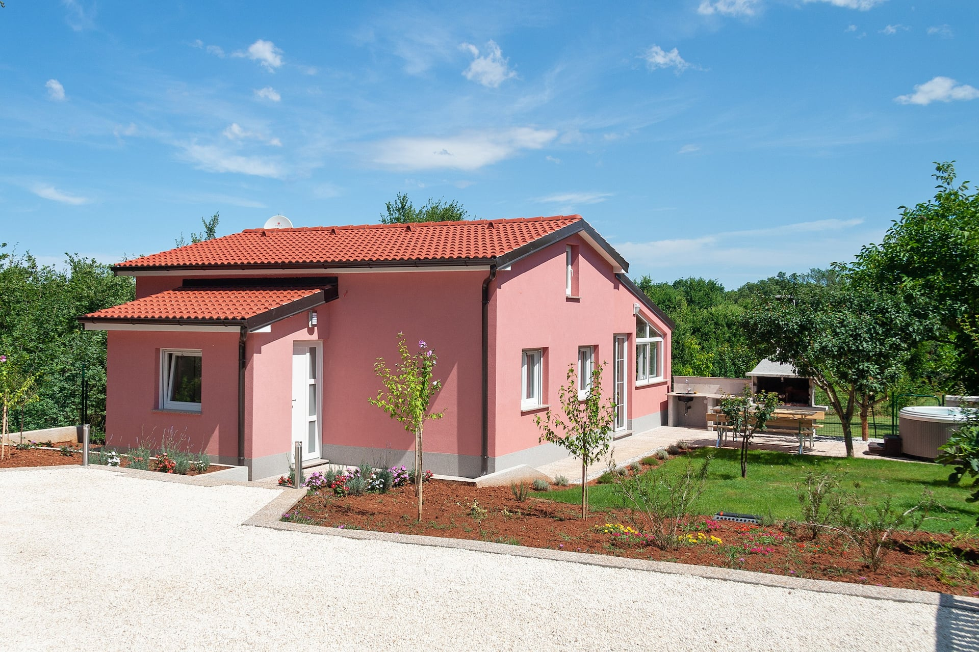 Ferienhaus mit Whirlpool in Banjole