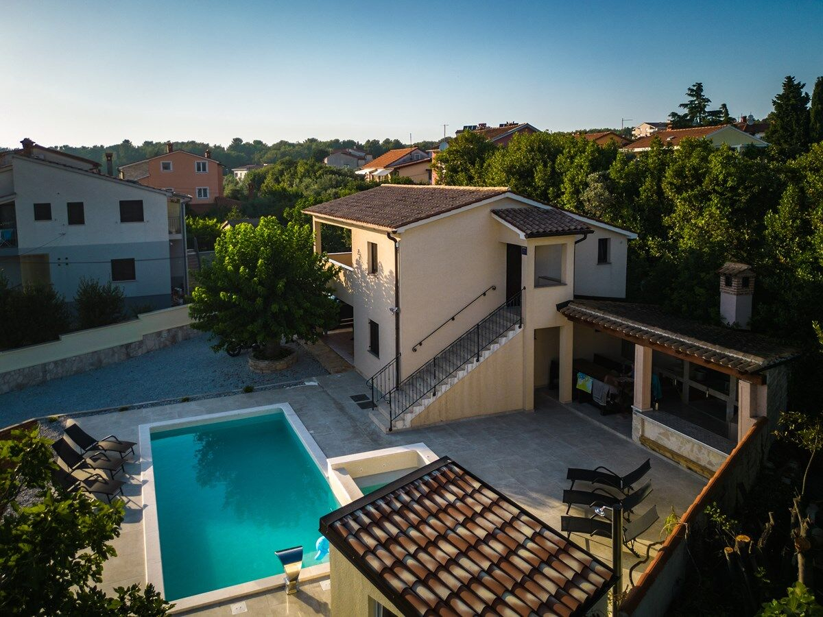 Ferienhaus in Fažana mit Klima, Sat-TV, Meerblick