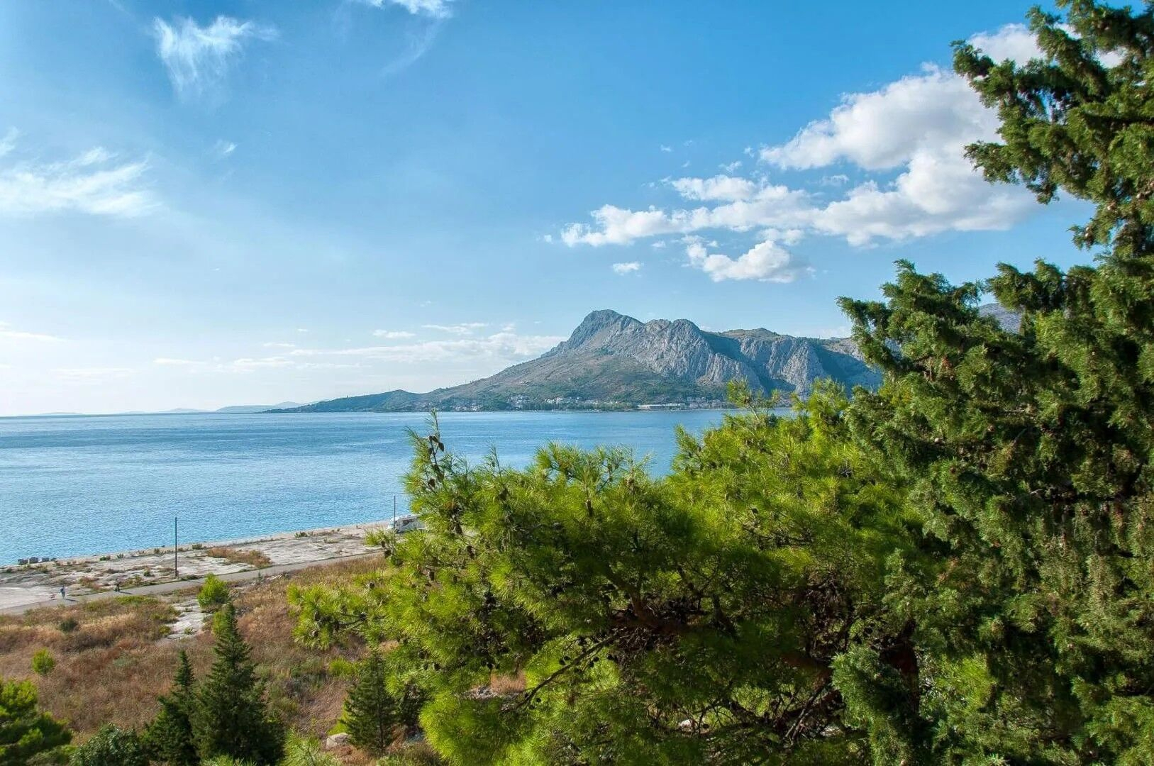 Ferienwohnung in Omis mit Klima, Sat-TV, Meerblick