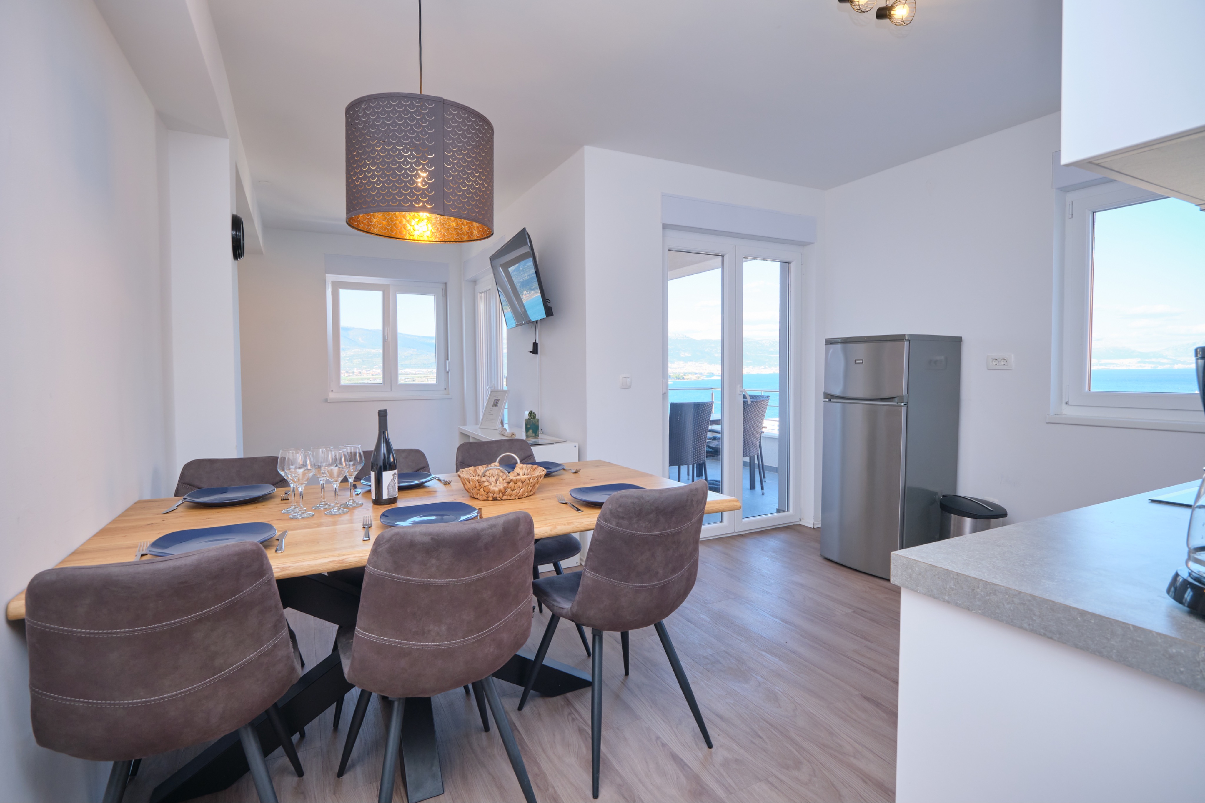Apartment mit Meerblick nahe Trogir