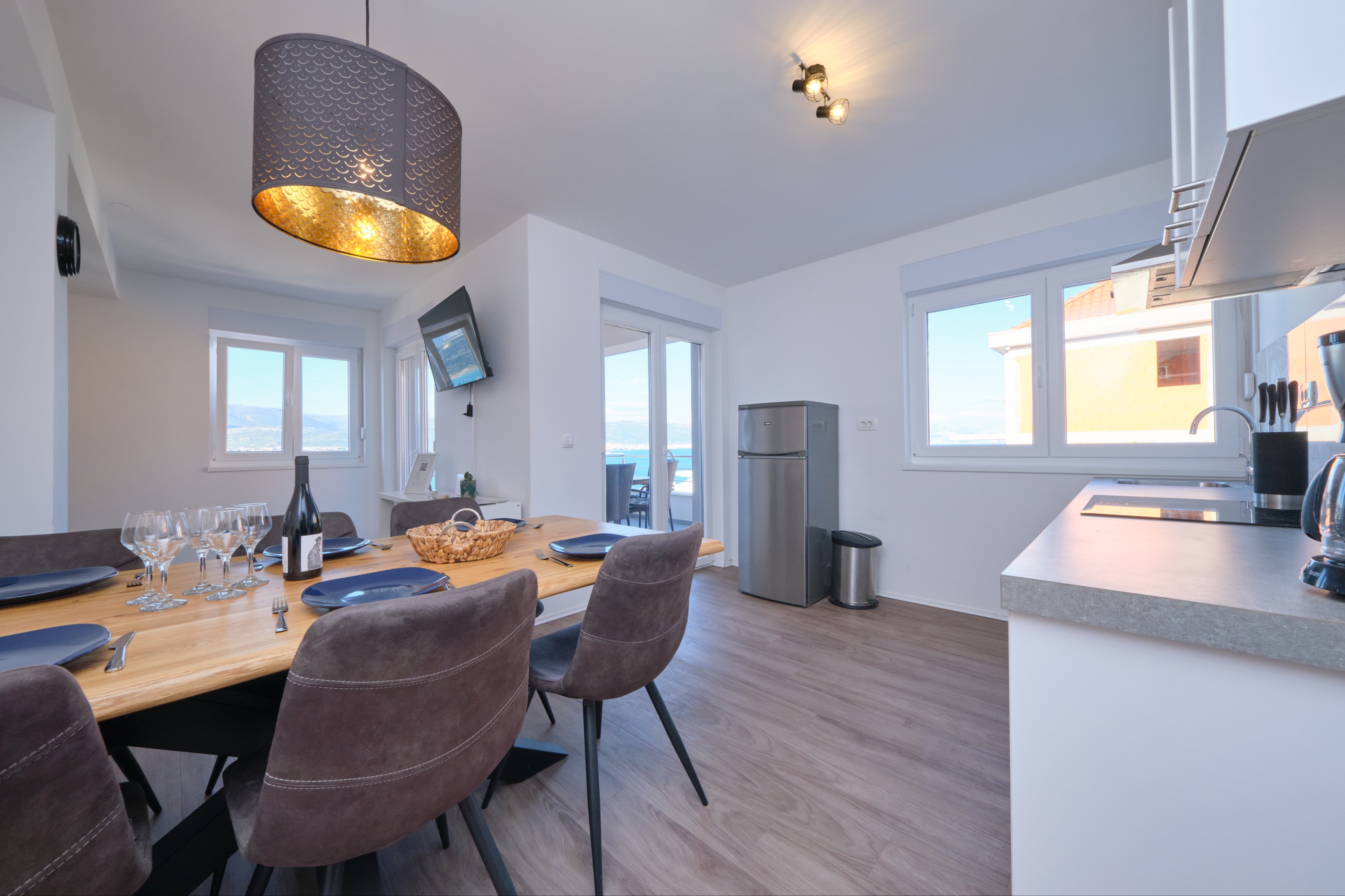 Apartment mit Meerblick nahe Trogir