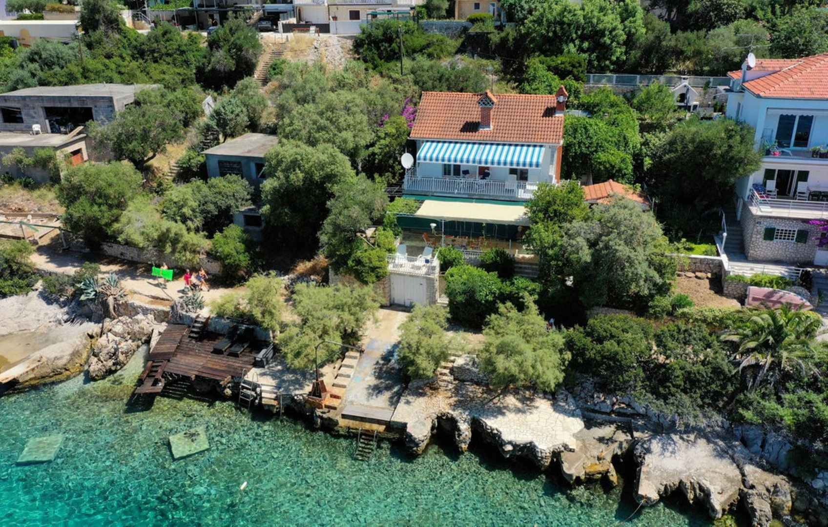 Ferienhaus am Meer auf Čiovo
