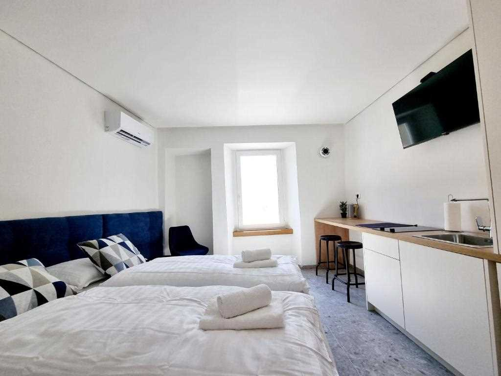 Wohnen im historischen Piran: Studio mit WLAN und Klima