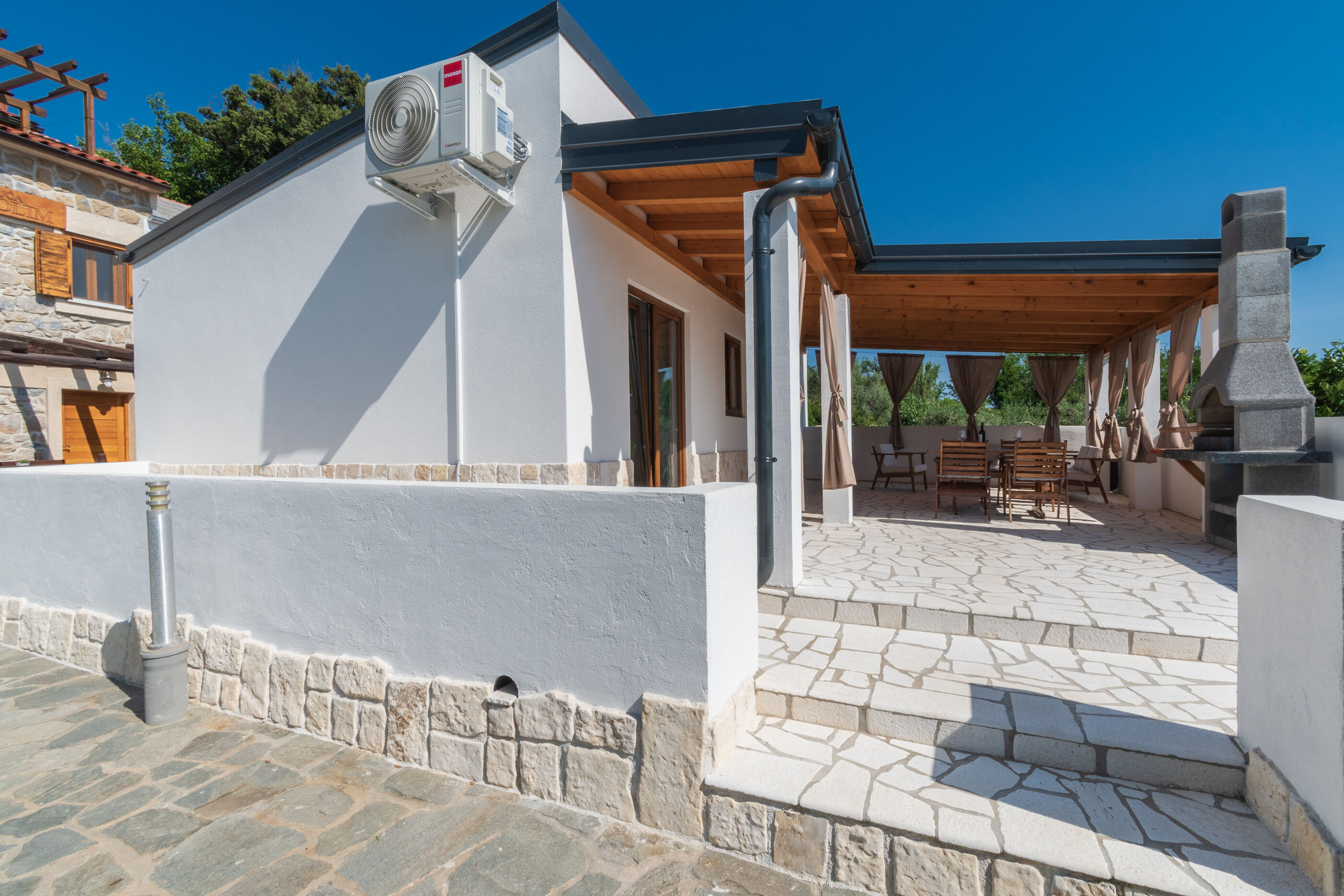 Haus in Lopar mit Klima, Sat-TV, Internet