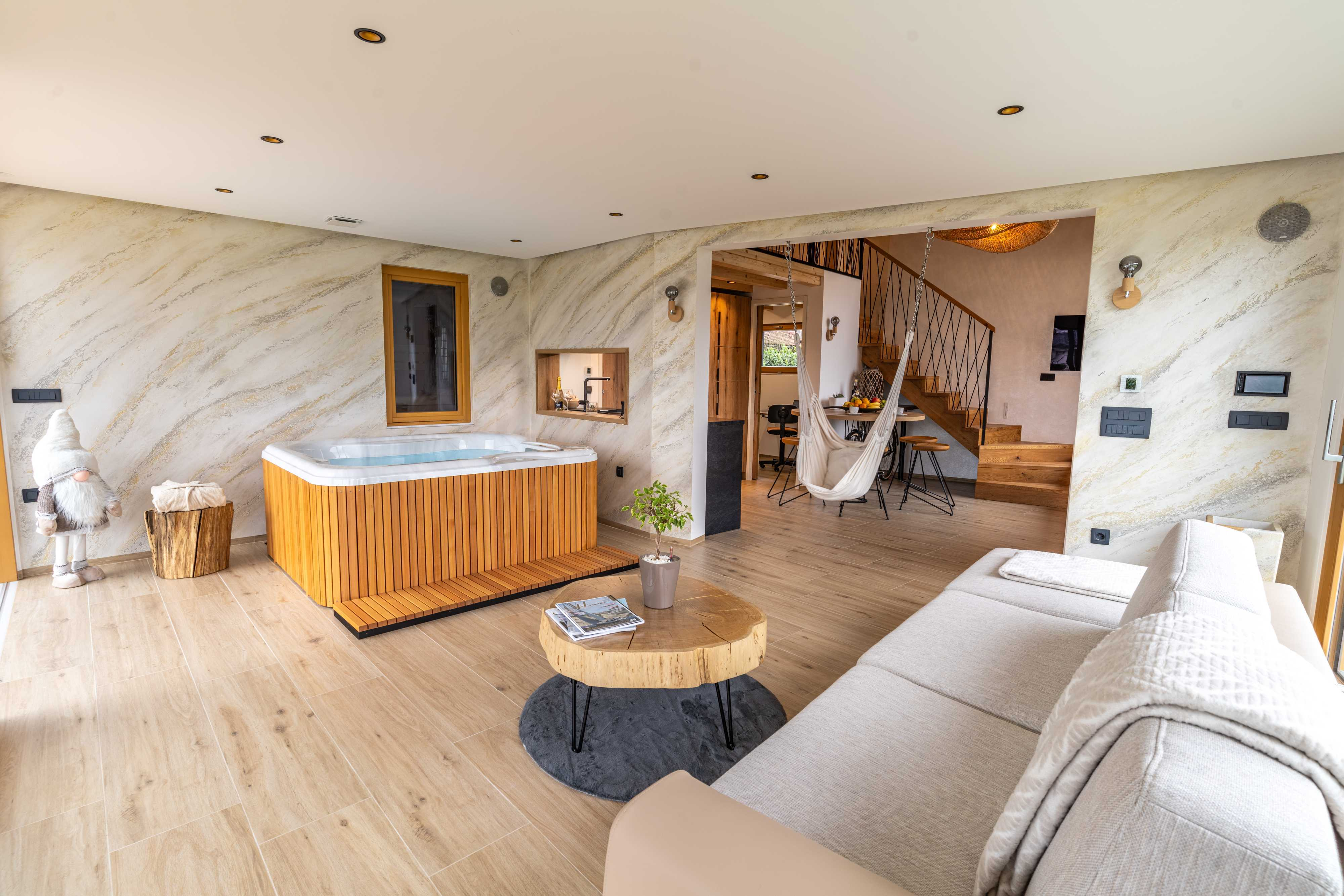 Luxury Ferienhaus mit Terrasse, Whirlpool & Sauna