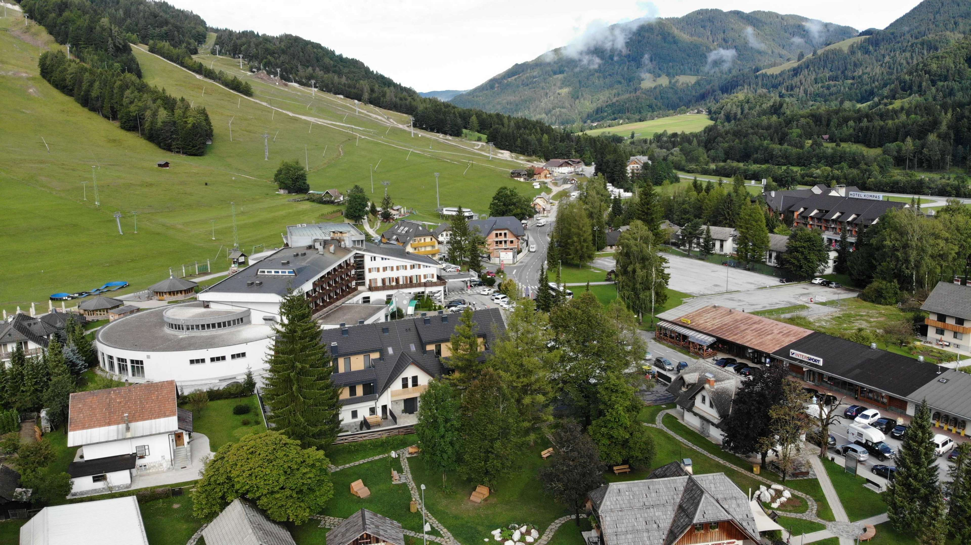 Ferienunterkunft in Kranjska Gora mit Terrasse und WLAN
