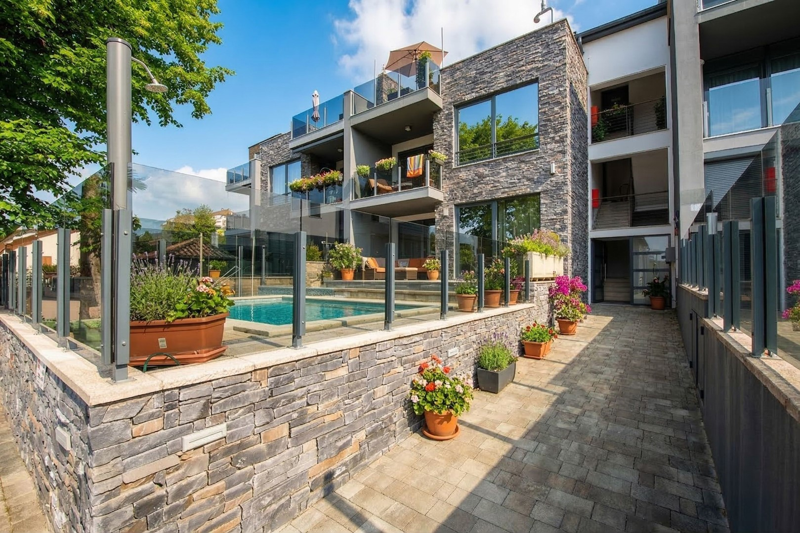 Komfortables Apartment in der Nähe von Poreč mit Balkon für 4 Gäste