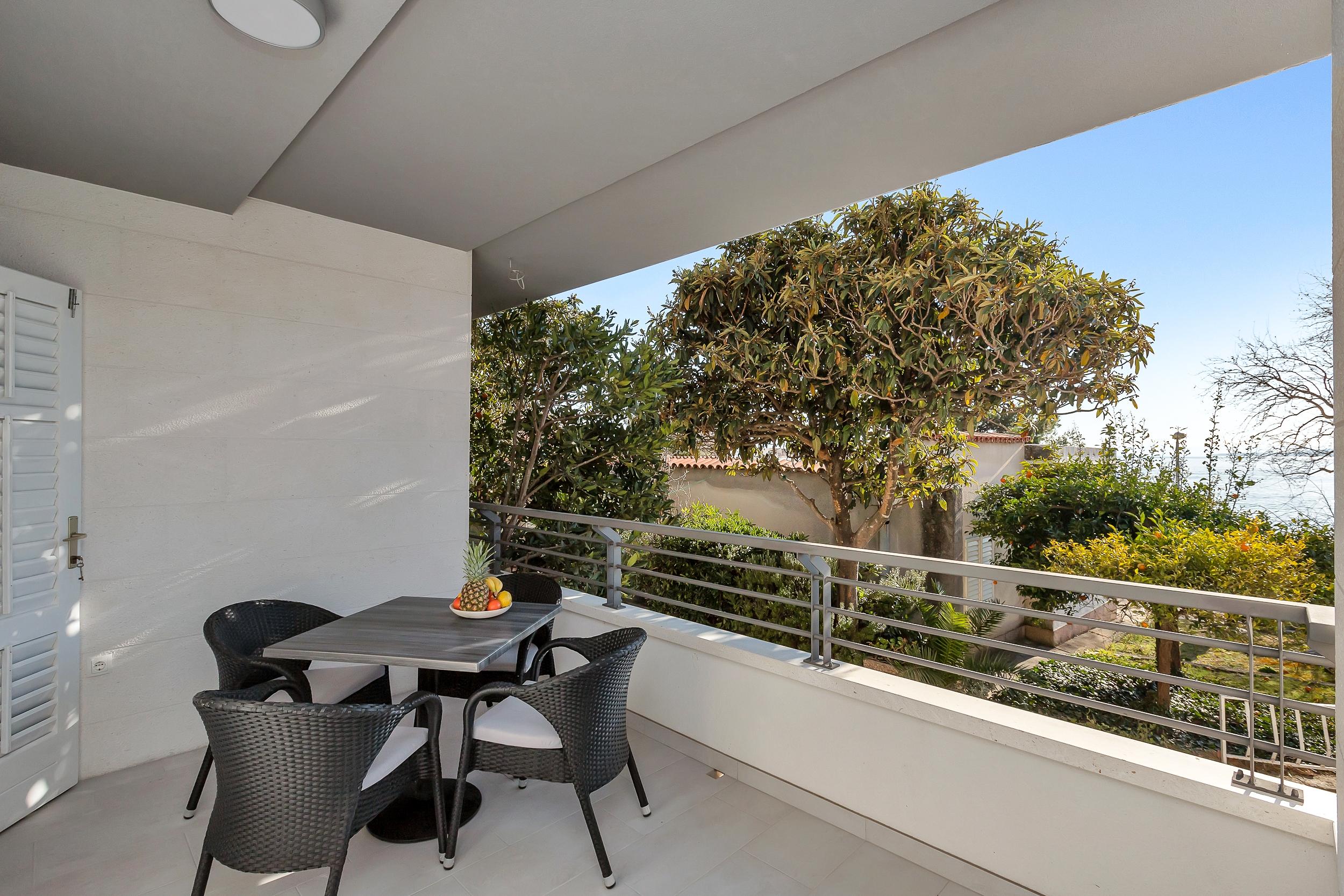 1-Zimmer-Ferienwohnung am Strand Baska Voda, Makarska A-2578-a