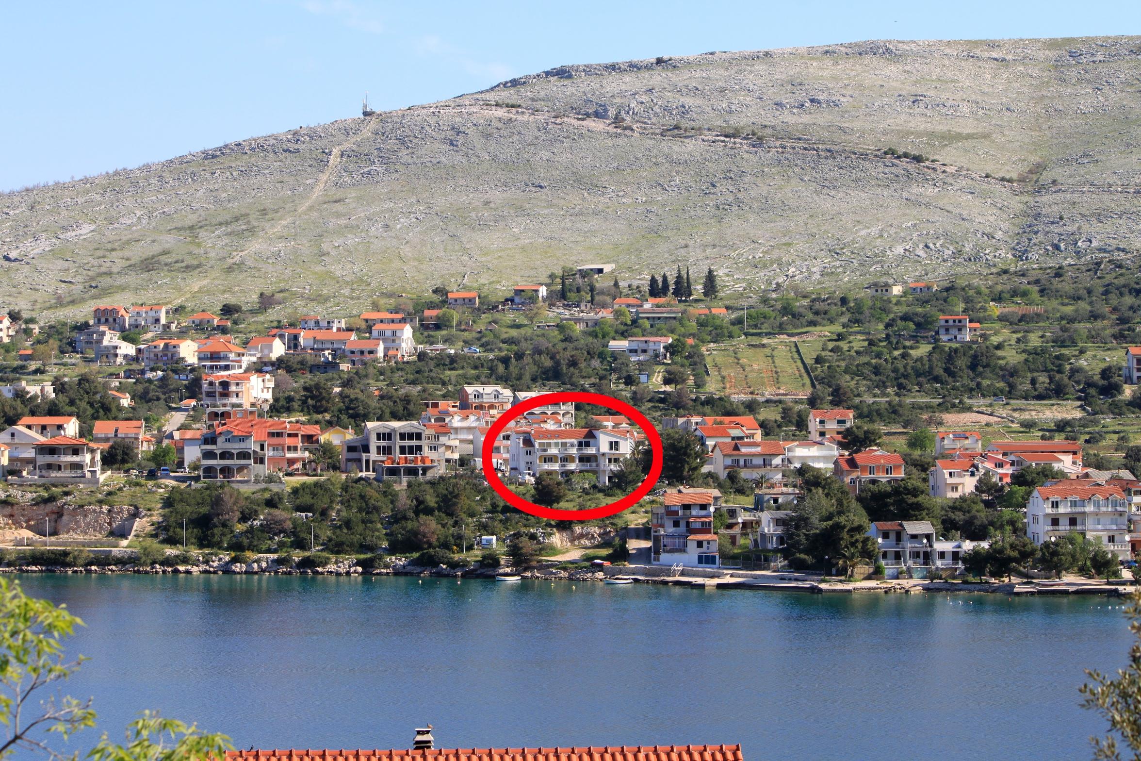 1-Zimmer-Ferienwohnung mit Terrasse und Meerblick Grebastica, Sibenik