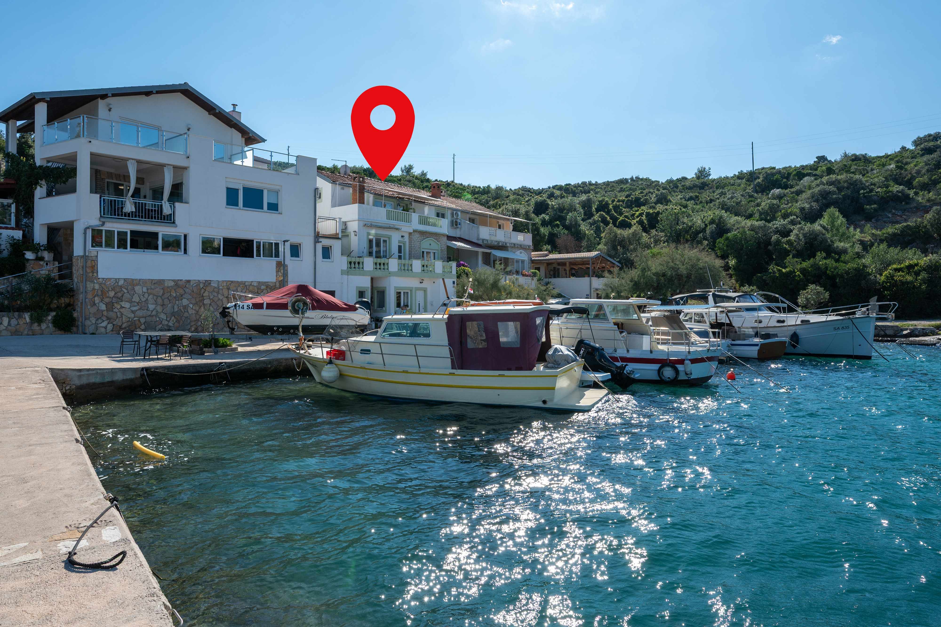 Studio Appartement am Strand Zaglav, Dugi otok AS-8170-a