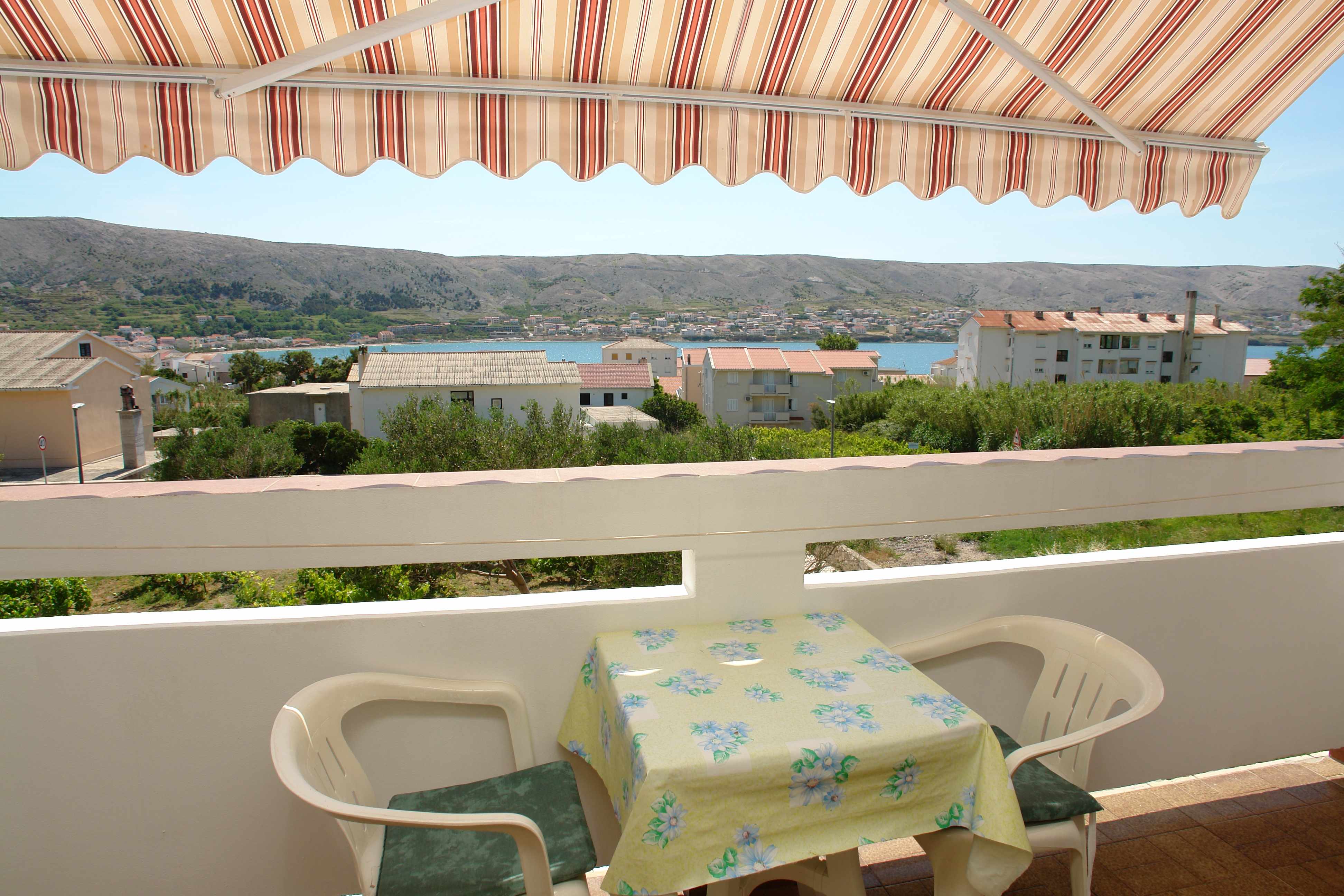 Studio Appartement mit Balkon und Meerblick Pag AS-13060-a