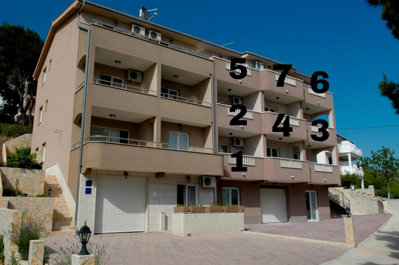Ferienwohnung in Stanici mit Sat-TV, Meerblick, Internet