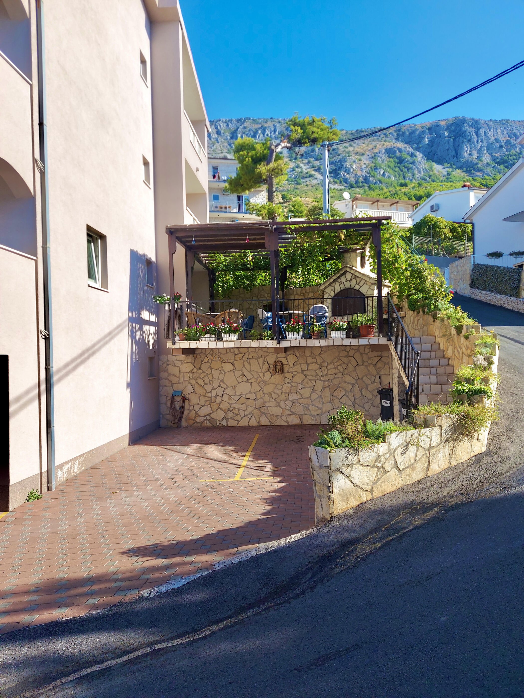 Studio in Stanici mit Klima, Sat-TV, Meerblick