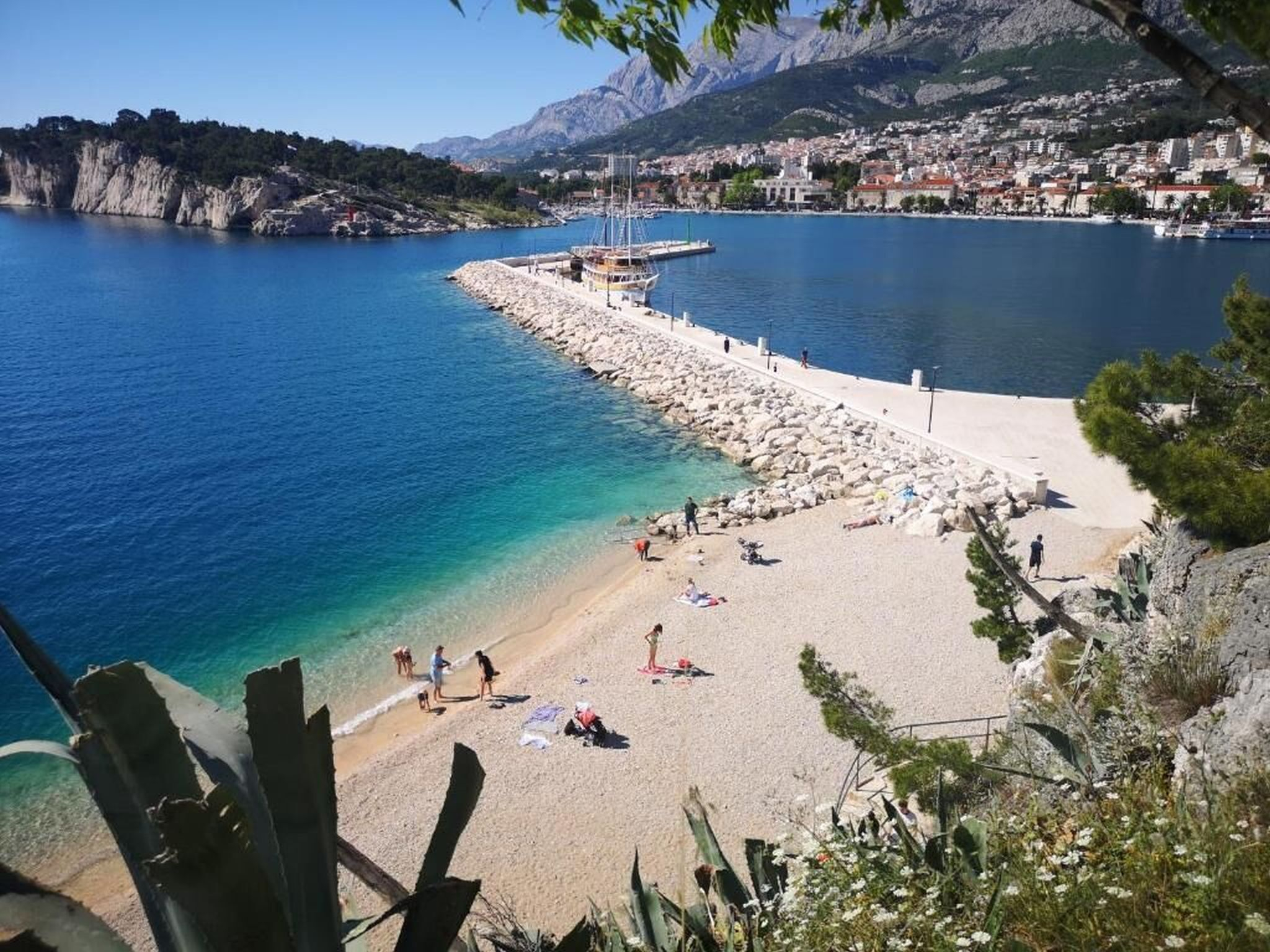 Studio in Makarska mit Klima, Internet, Grill