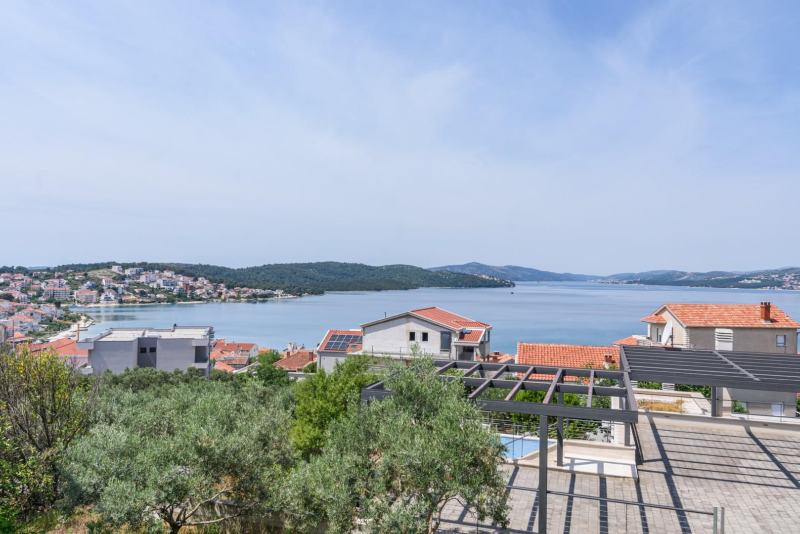 Schöne Ferienwohnung mit Meerblick in Strandnähe