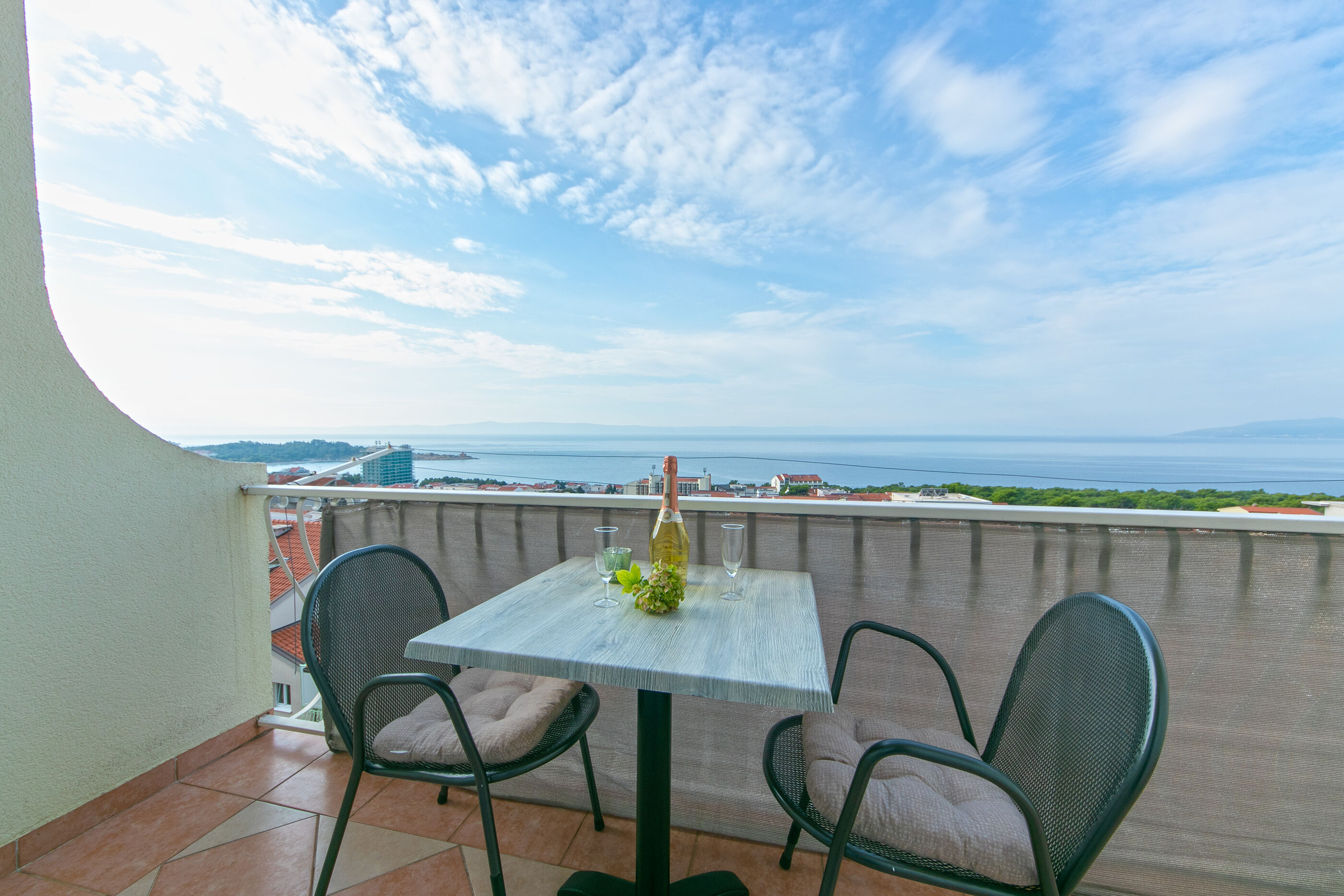 Studio in Makarska mit Klima, Meerblick, Internet