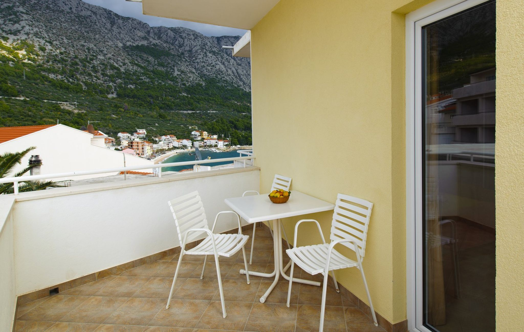 Studio in Igrane mit Klima, Sat-TV, Meerblick