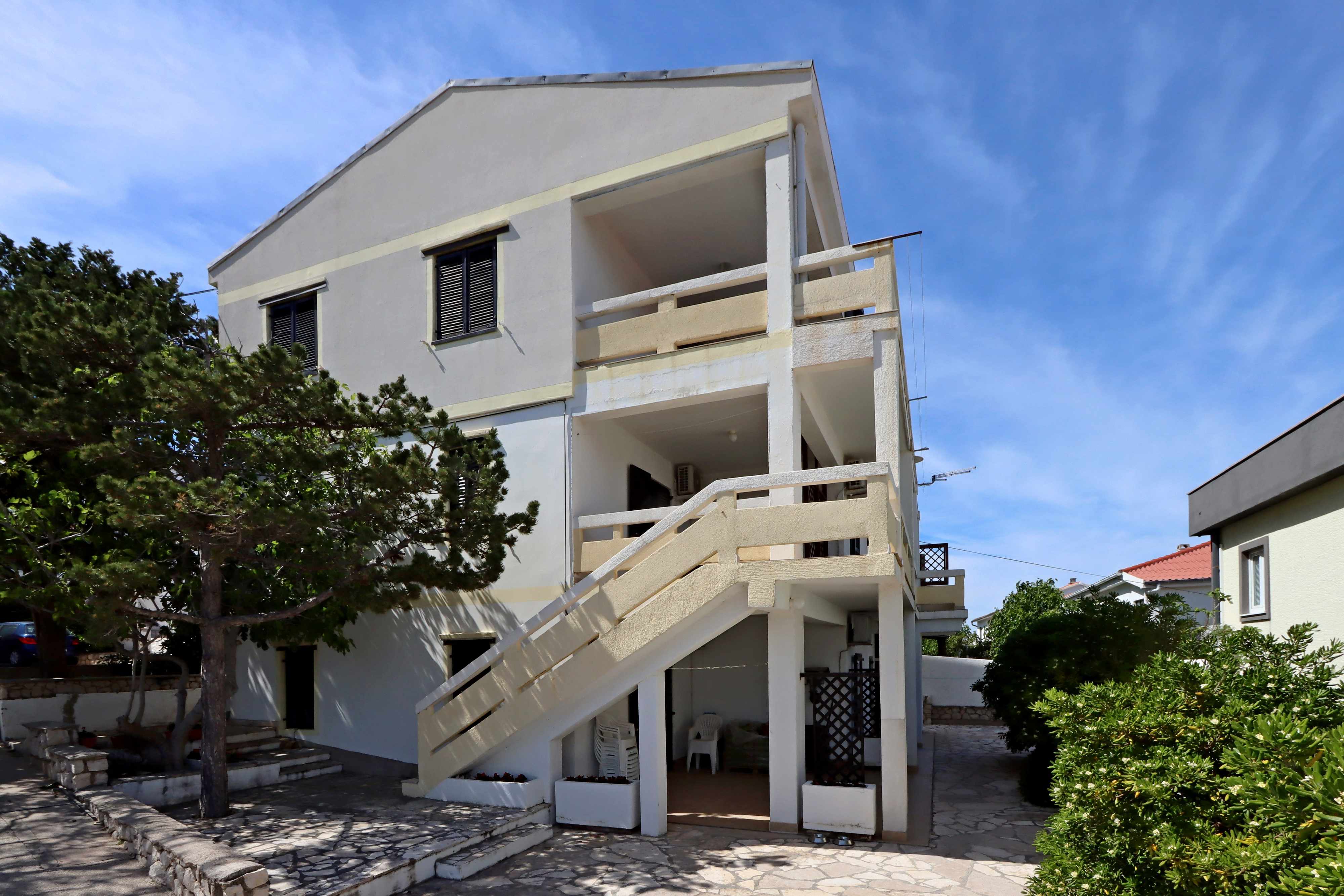Studio Appartement mit Terrasse und Meerblick Pag AS-18325-a