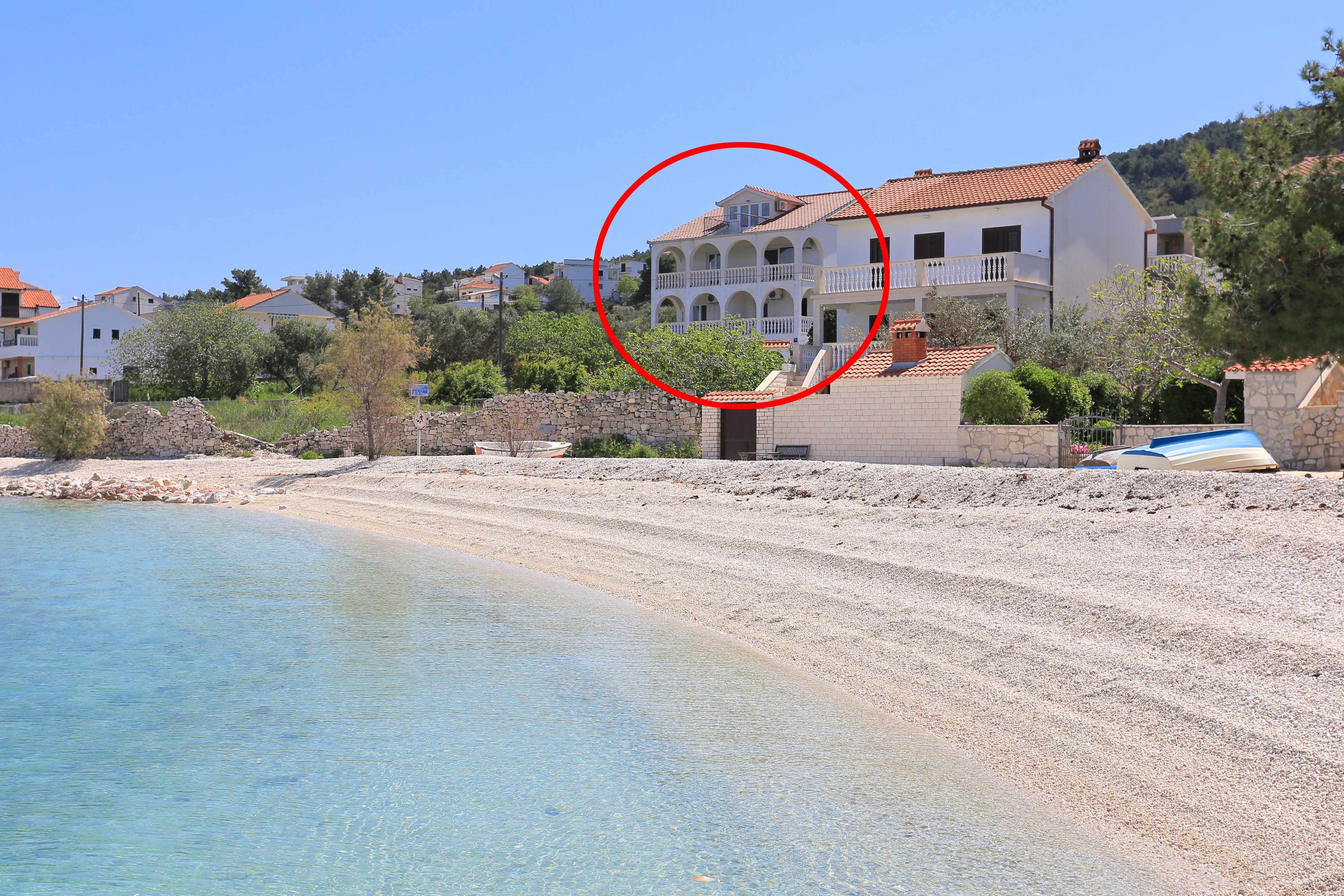 1-Zimmer-Ferienwohnung am Strand Arbanija, Ciovo A-19527-b