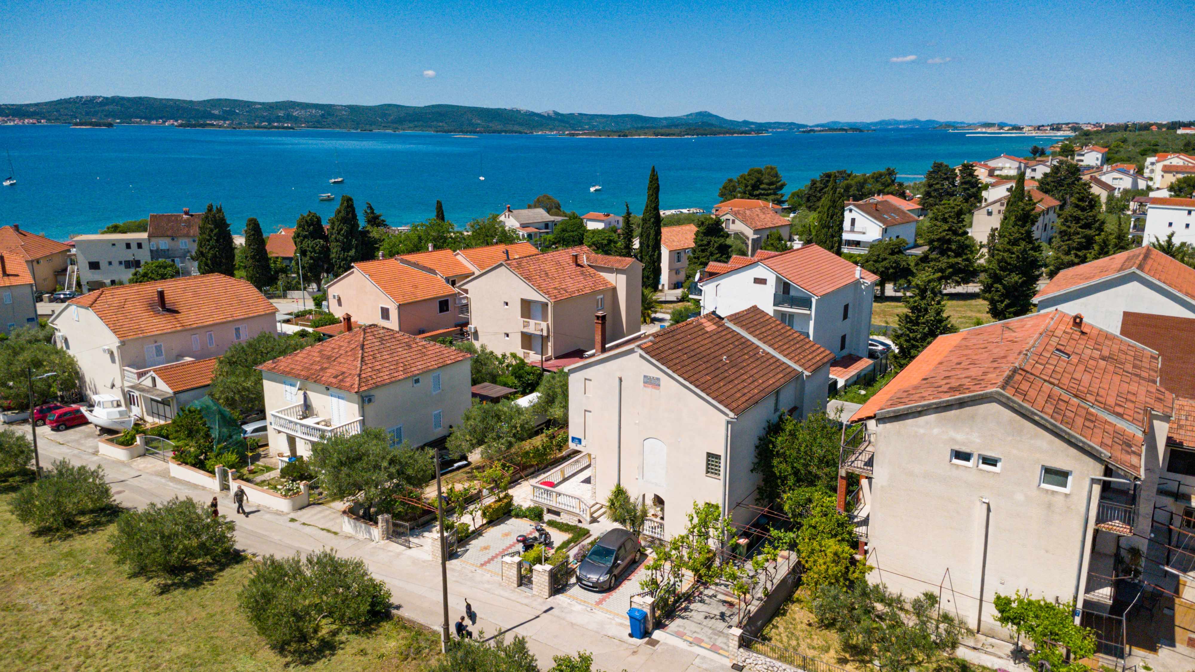 1-Zimmer-Ferienwohnung mit Terrasse und Meerblick Biograd na Moru A-21