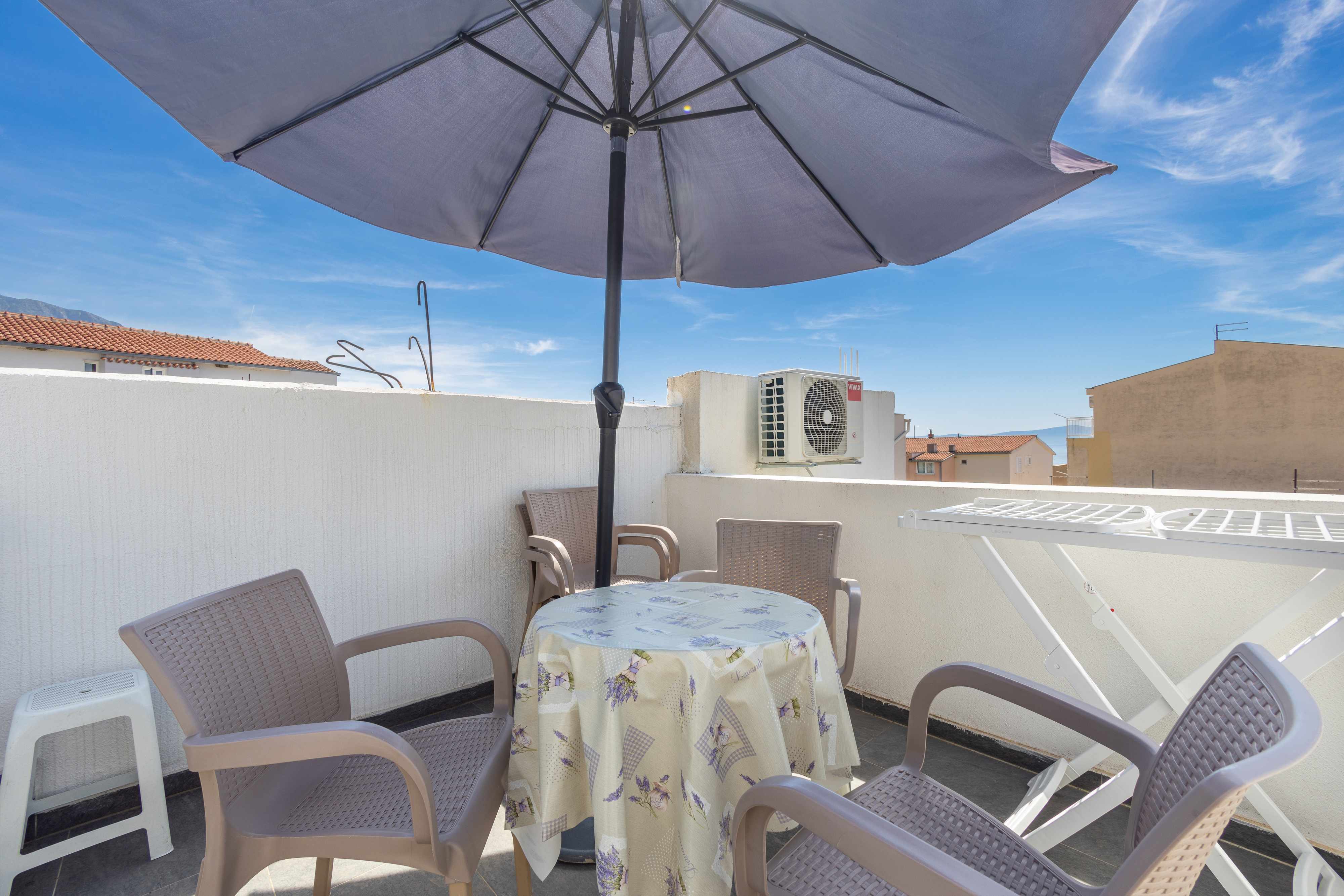 Studio Appartement mit Terrasse Tucepi, Makarska AS-22936-a