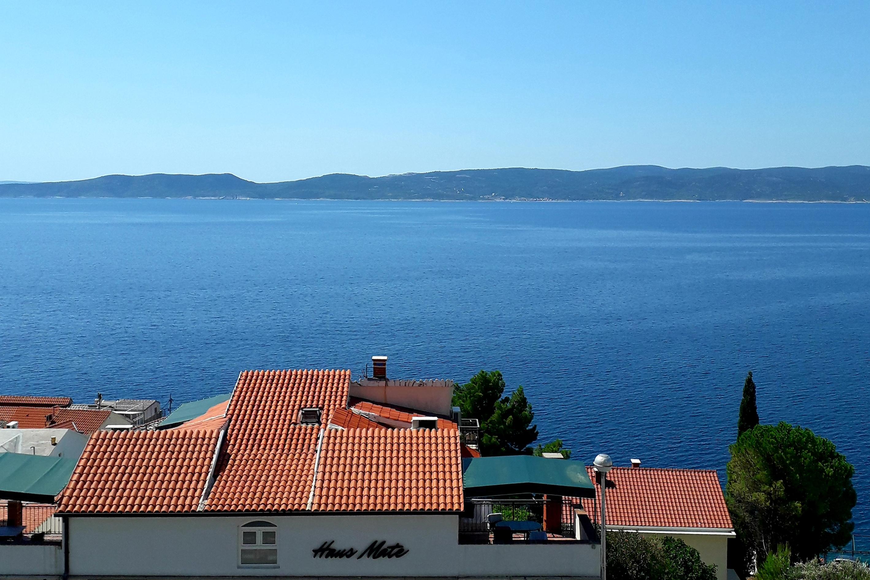 2-Zimmer-Ferienwohnung mit Balkon und Meerblick Pisak, Omis A-1009-a