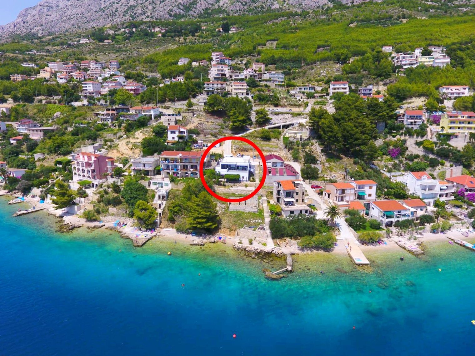 2-Zimmer-Ferienwohnung am Strand Zavode, Omis A-1021-a