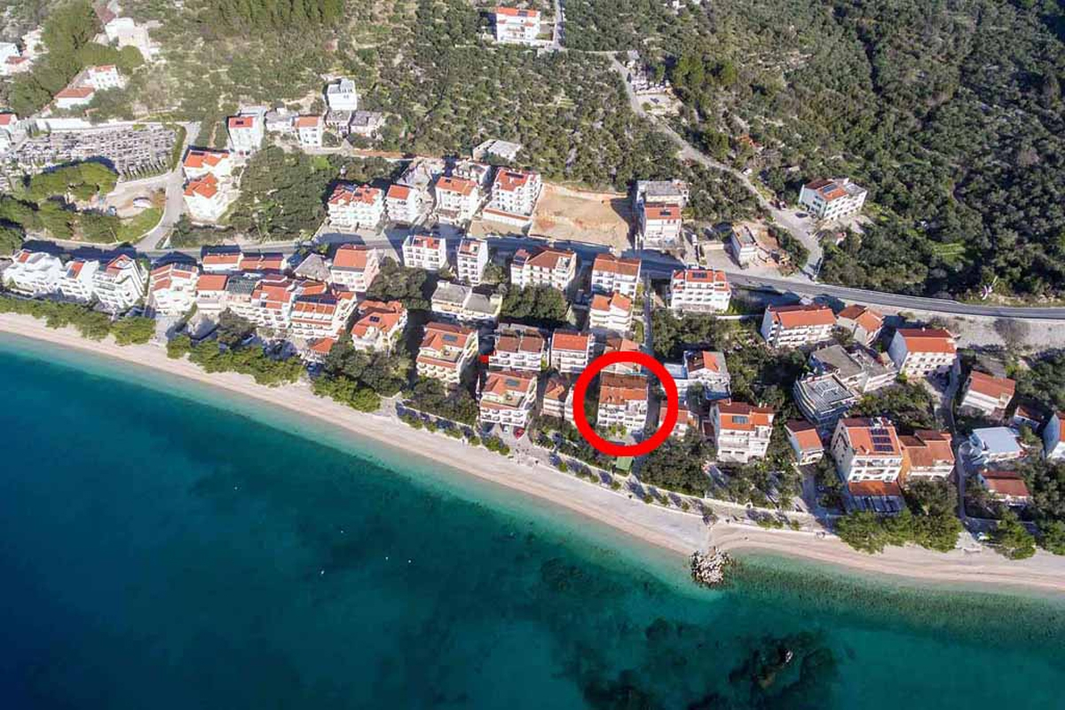 1-Zimmer-Ferienwohnung am Strand Tucepi, Makarska A-2694-b