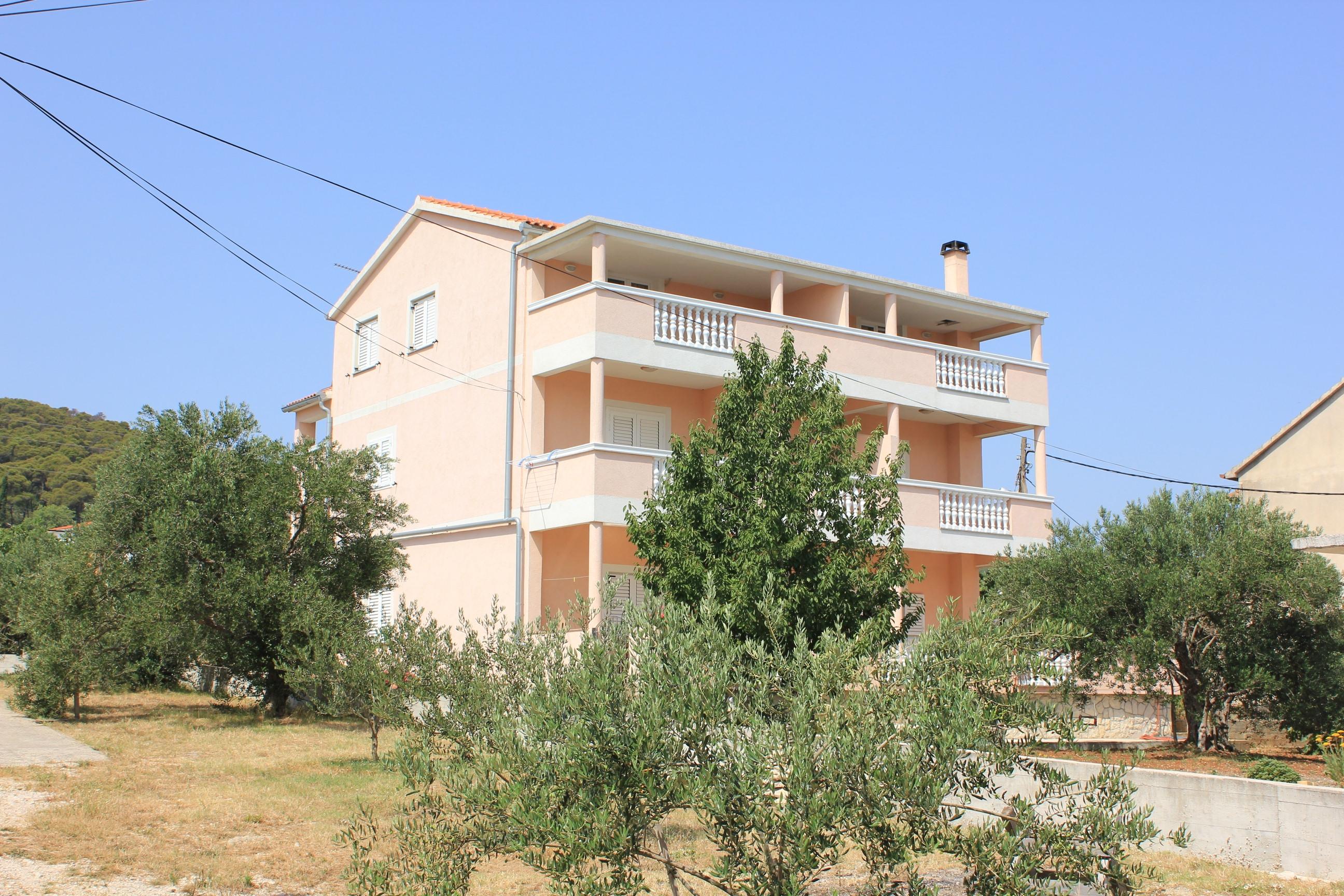 2-Zimmer-Ferienwohnung mit Terrasse und Meerblick Kraj, Pasman A-331-d