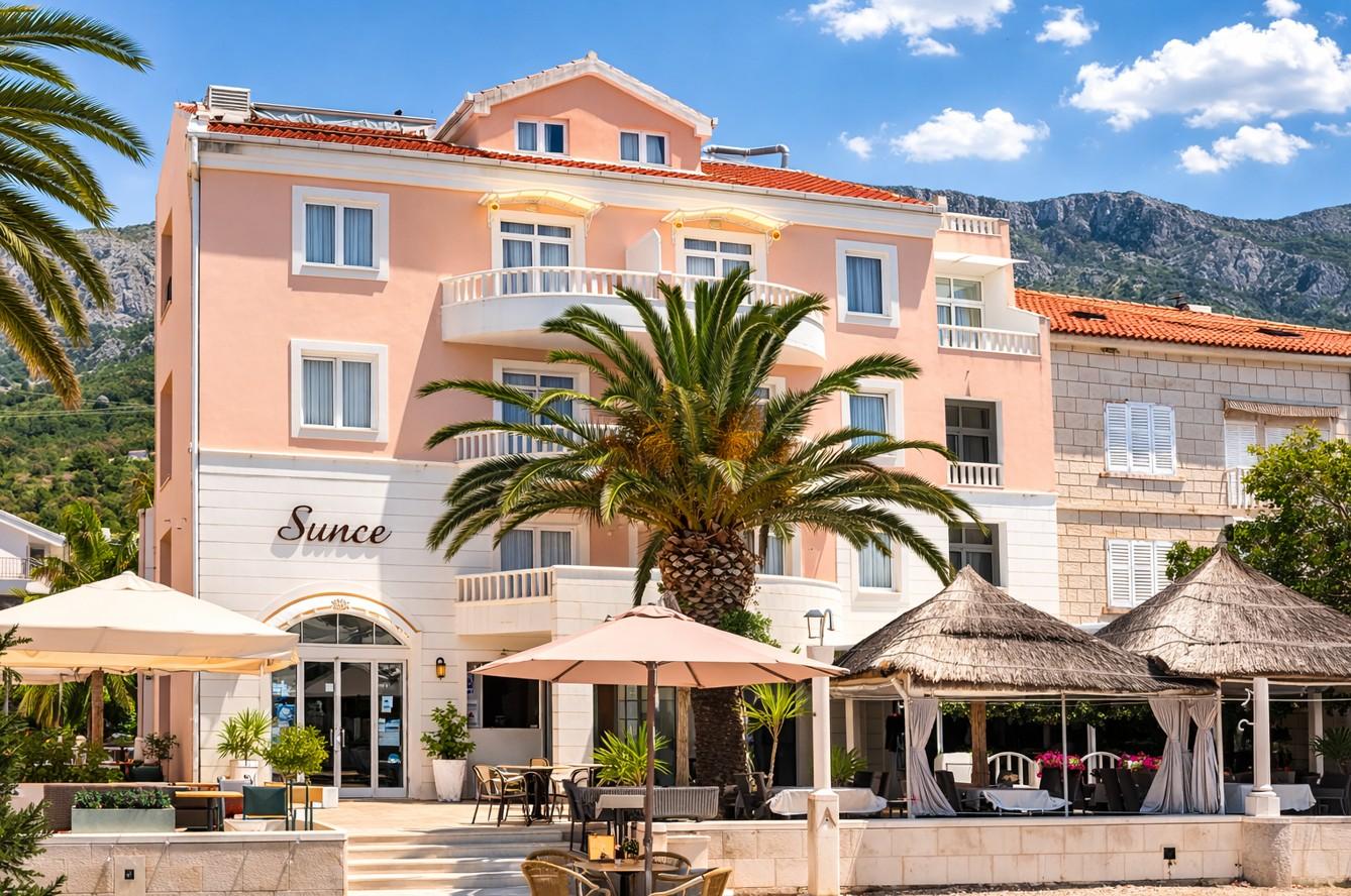 Sonniges Studio in Podgora in Dalmatien Meerblick, 10 m vom Strand