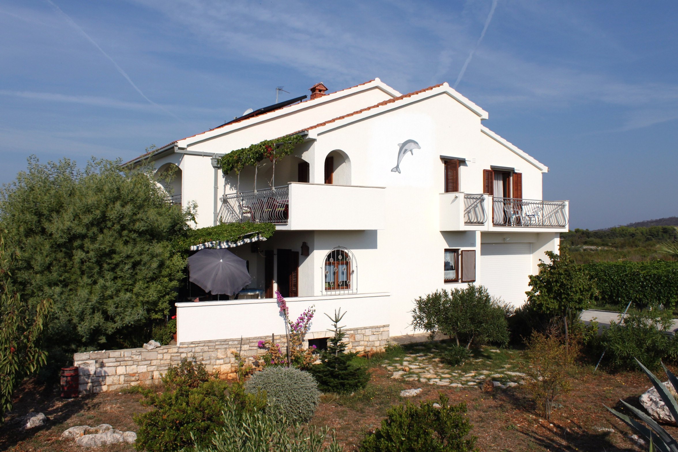 Zimmer mit Balkon Gornje selo, Solta S-5170-d