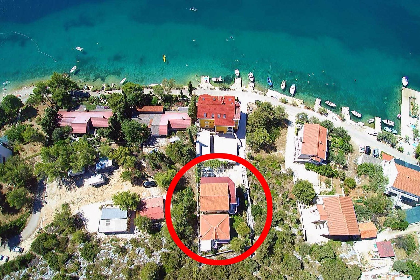 3-Zimmer-Ferienwohnung am Strand Grebastica, Sibenik A-5270-d