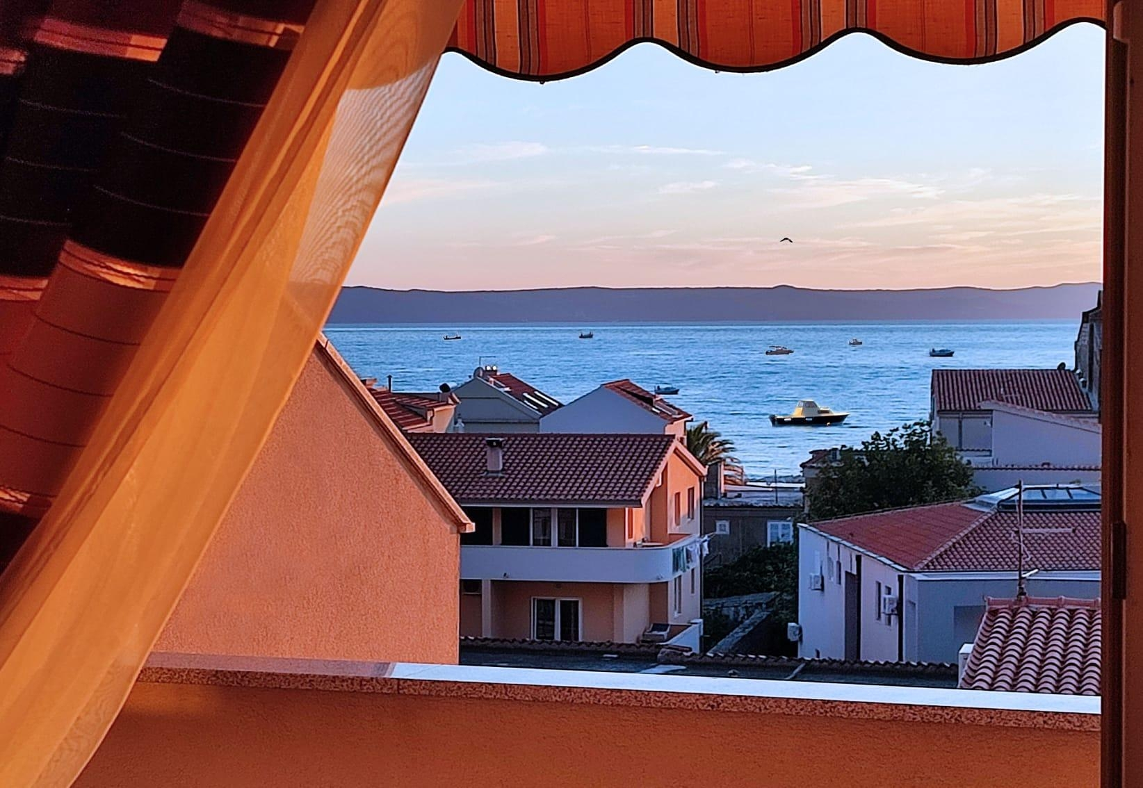1-Zimmer-Ferienwohnung mit Terrasse und Meerblick Tucepi, Makarska A-6