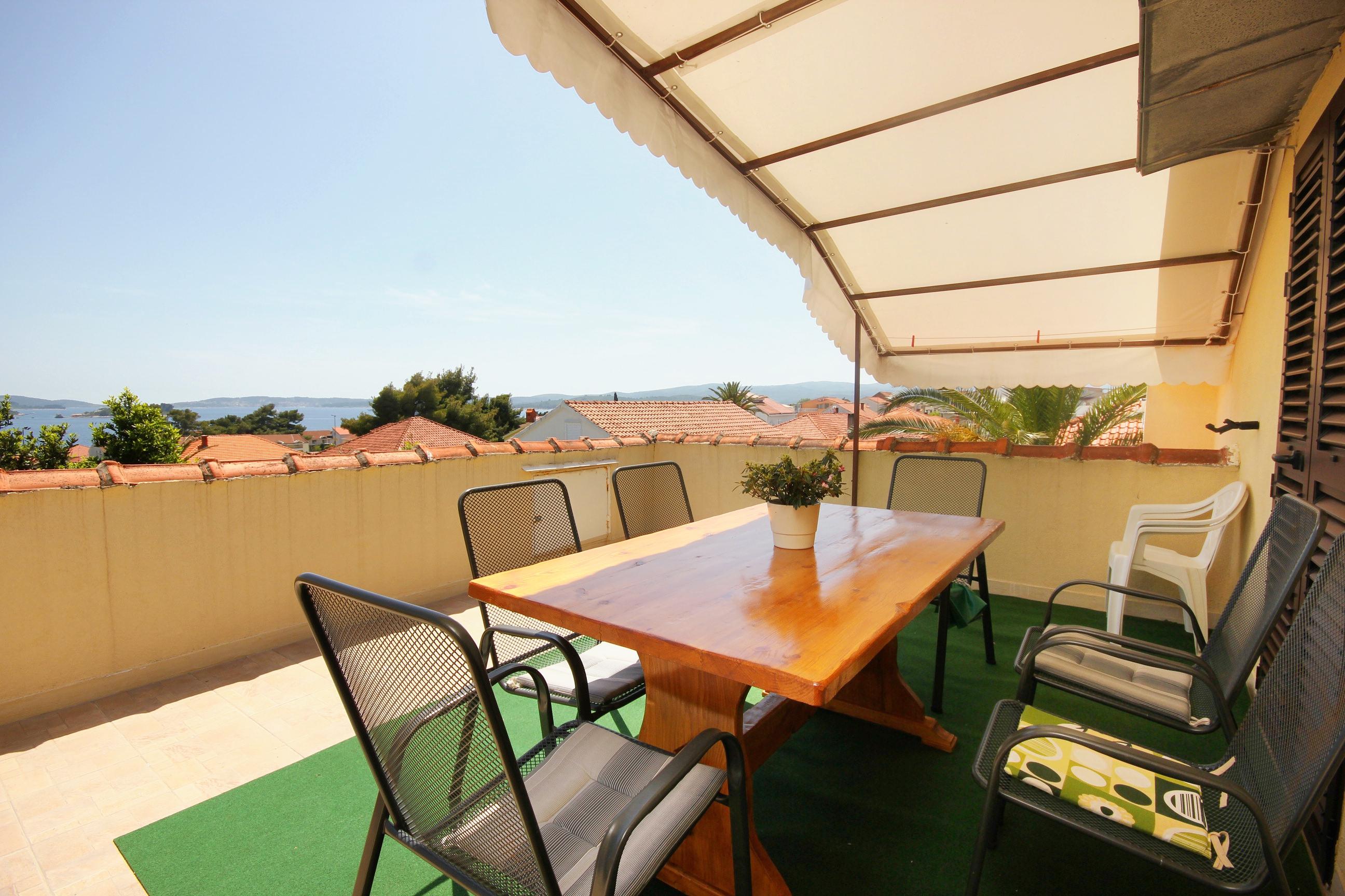 2-Zimmer-Ferienwohnung mit Terrasse und Meerblick Orebic, Peljesac A-4