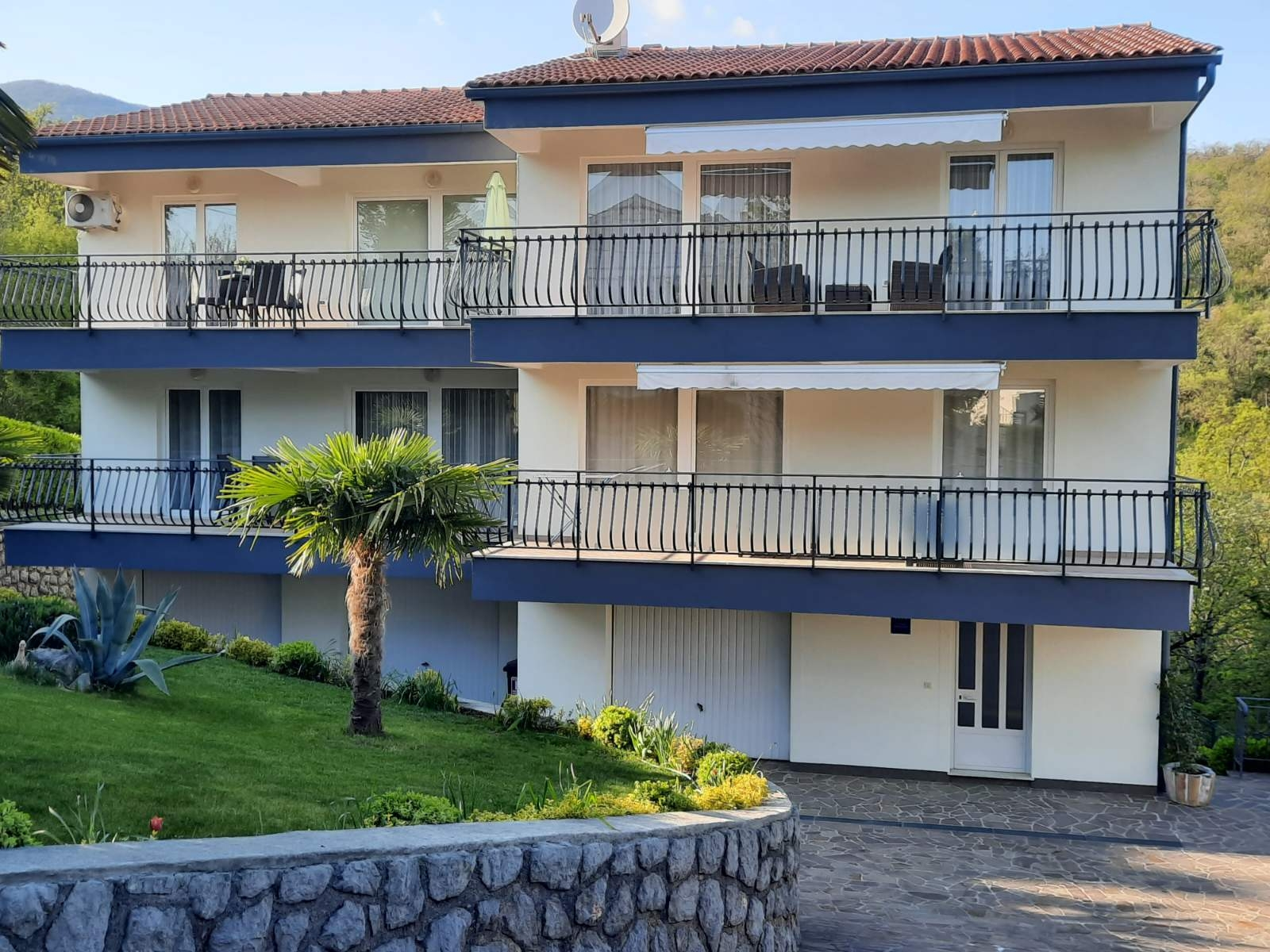 Studio Appartement mit Terrasse und Meerblick Icici, Opatija AS-7885-a