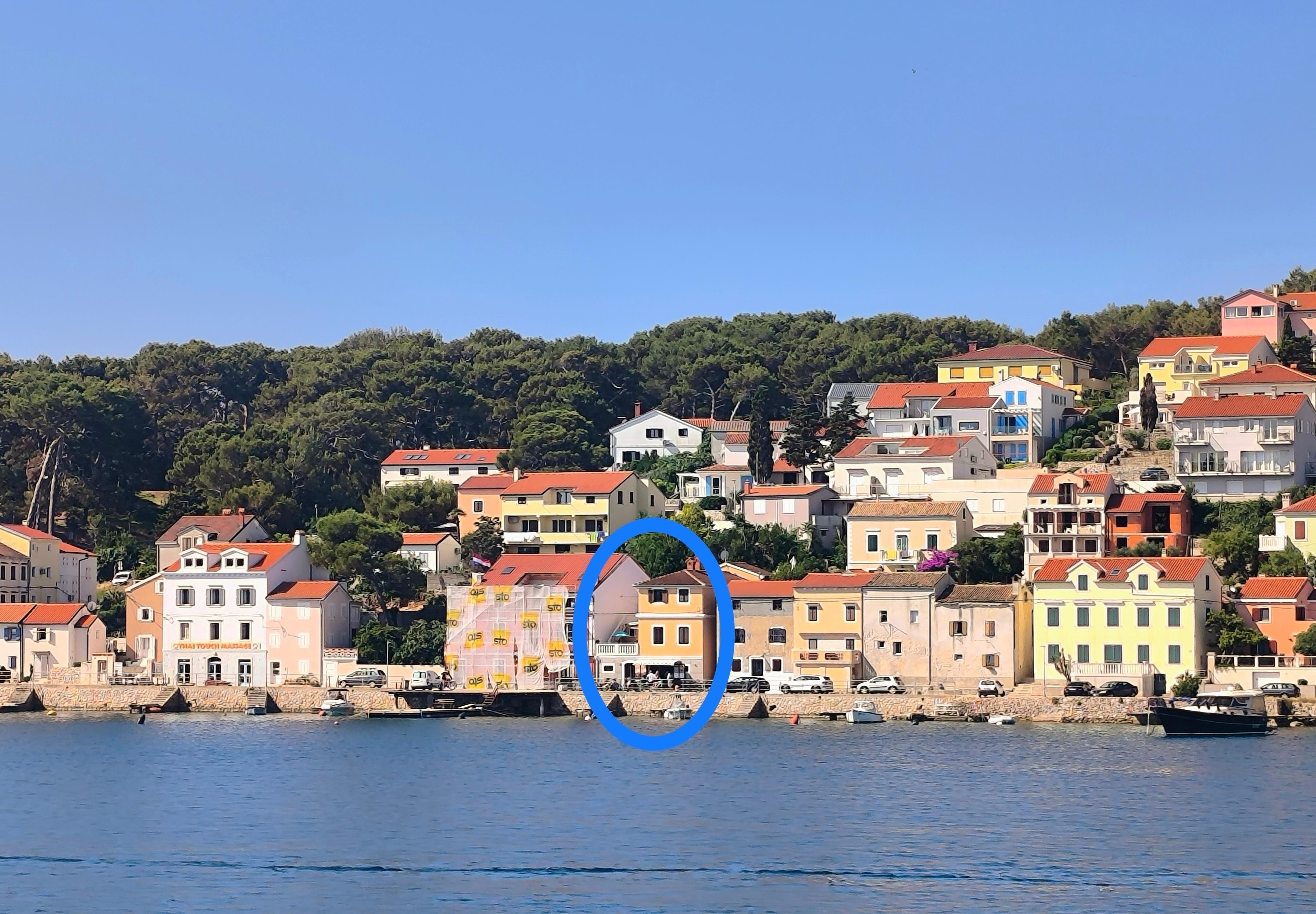 3-Zimmer-Ferienwohnung mit Terrasse und Meerblick Mali Losinj, Losinj