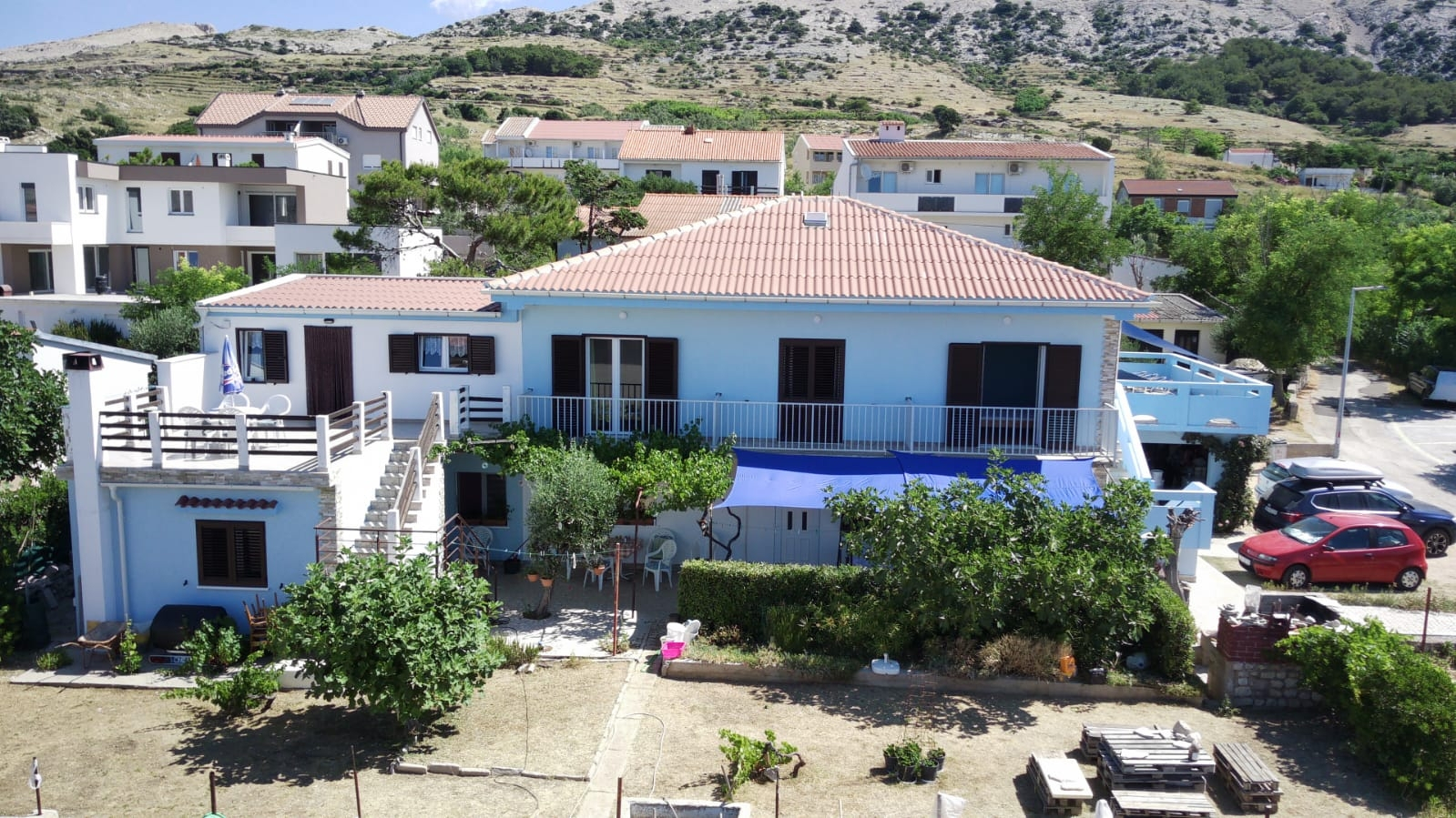 4-Zimmer-Ferienwohnung mit Terrasse und Meerblick Pag A-6325-a