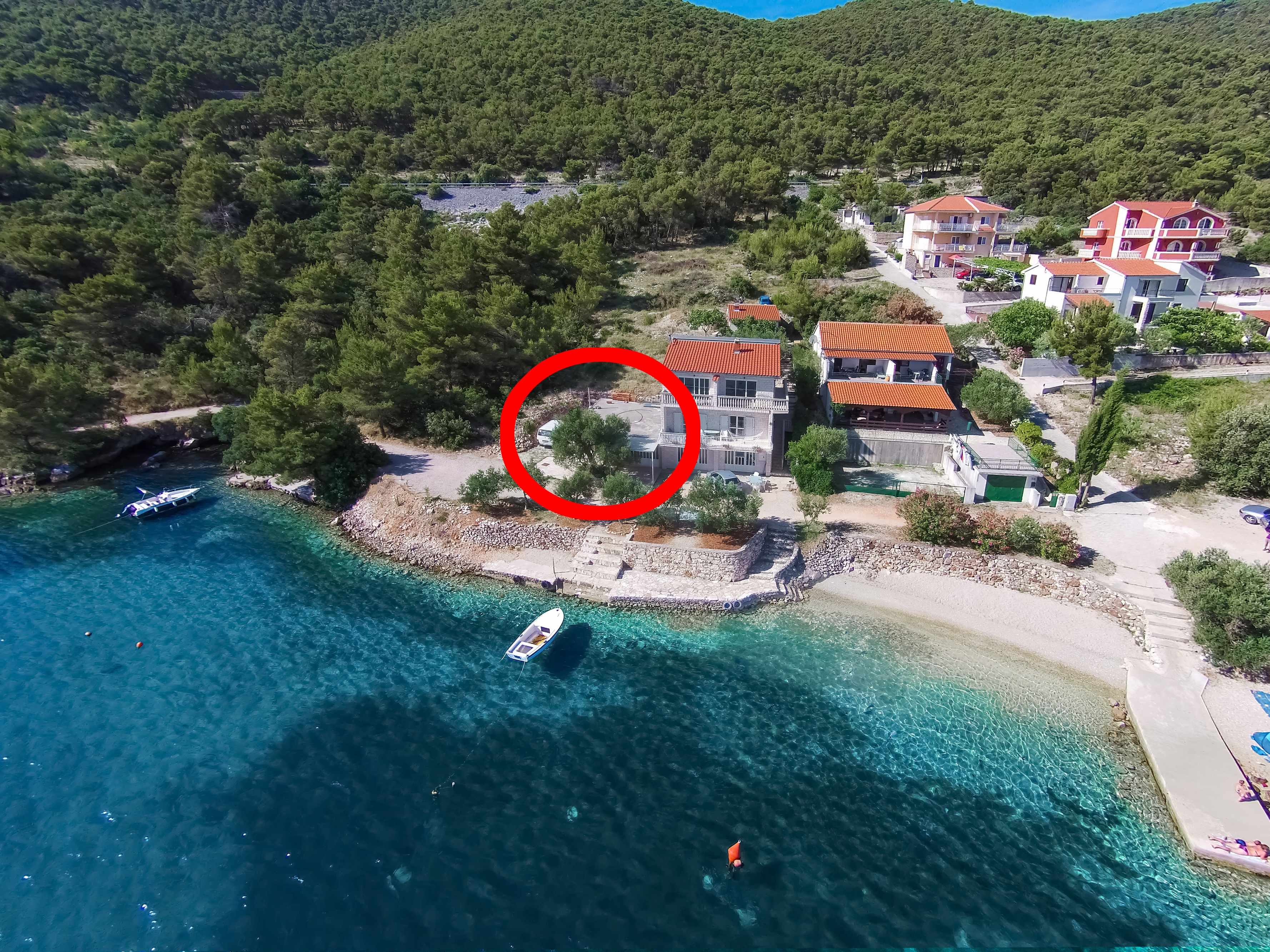 1-Zimmer-Ferienwohnung am Strand Sparadici, Sibenik A-10015-b