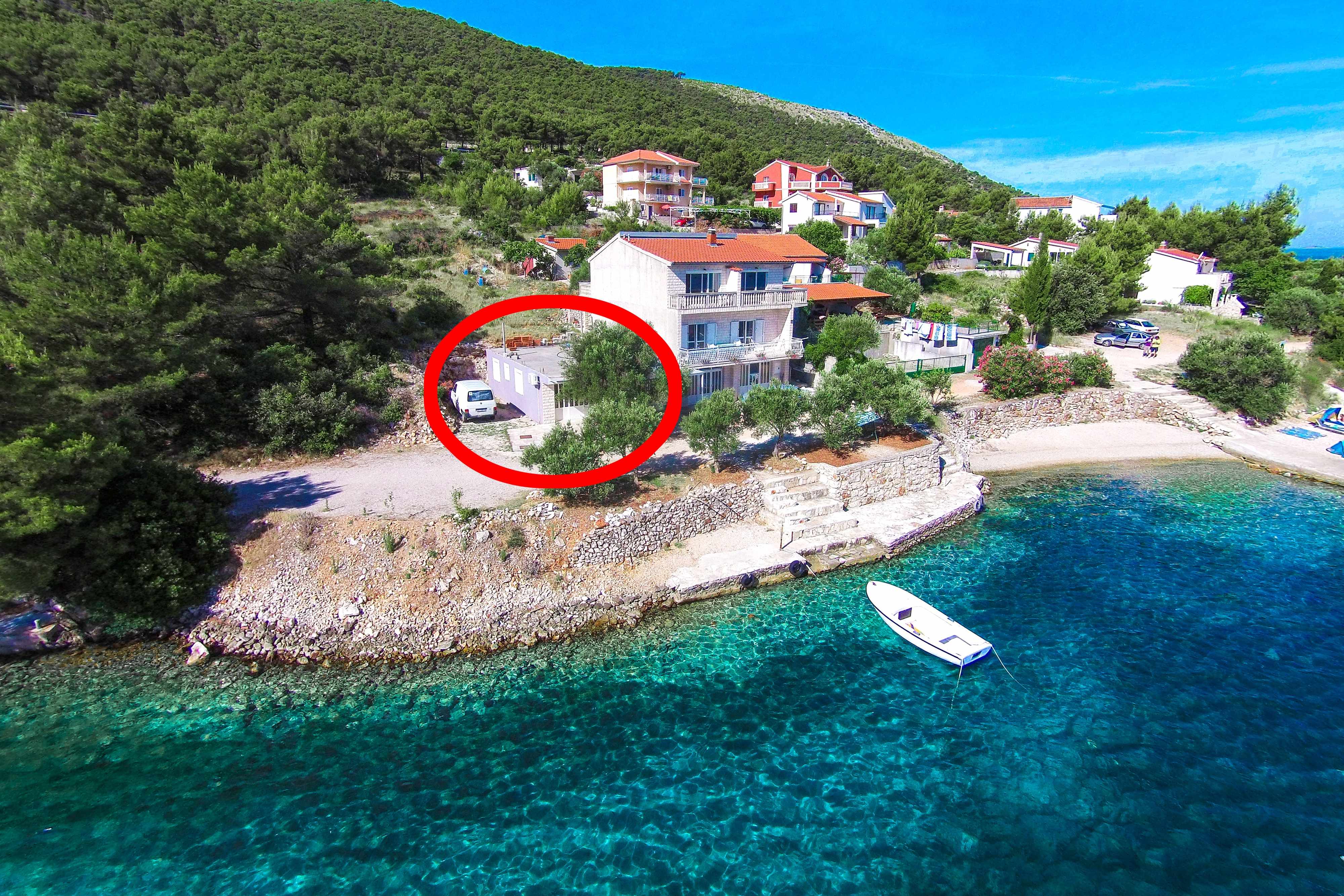 1-Zimmer-Ferienwohnung am Strand Sparadici, Sibenik A-10015-b