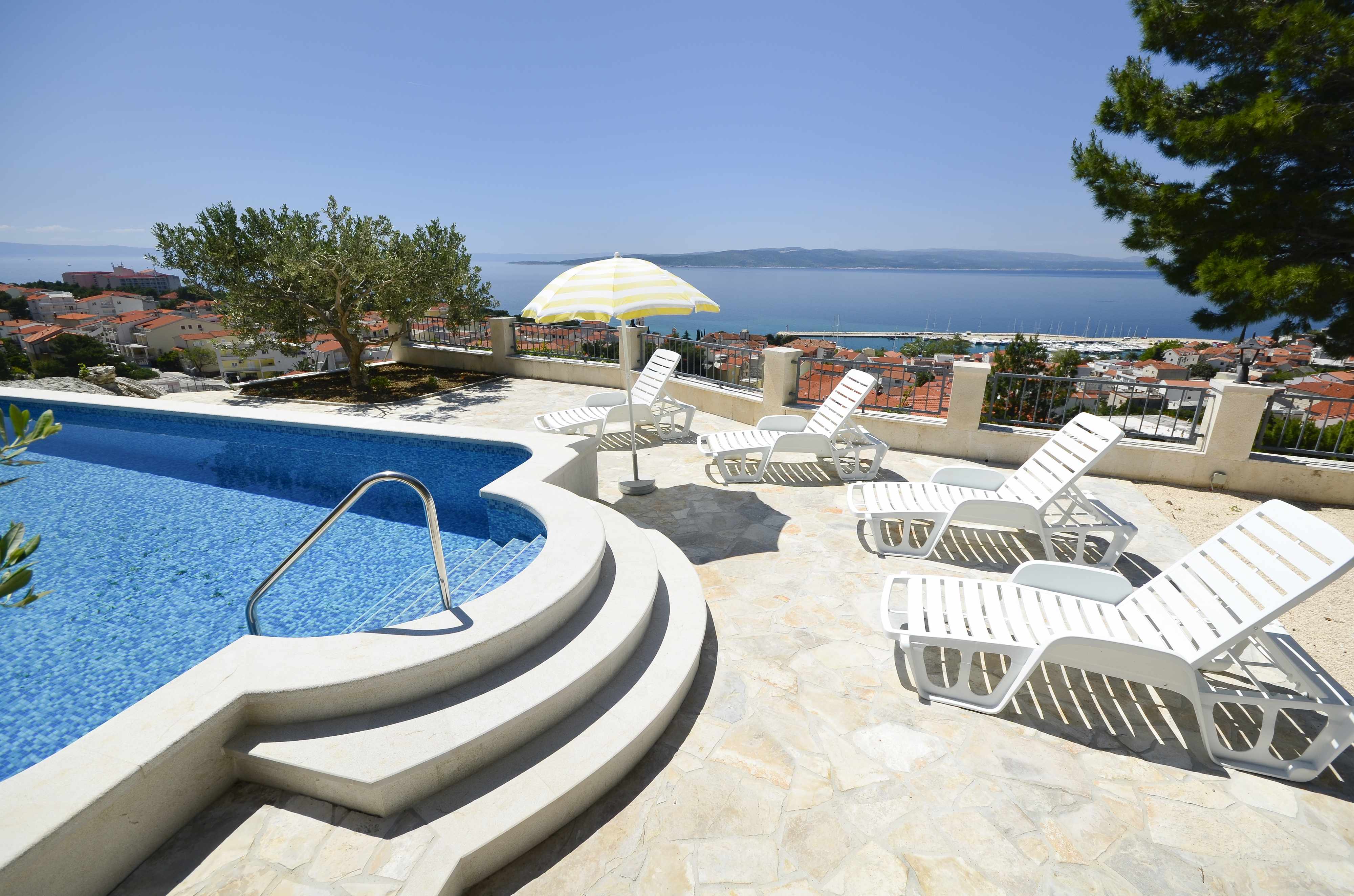 1-Zimmer-Ferienwohnung mit Balkon Baska Voda (Makarska) A-12442-b