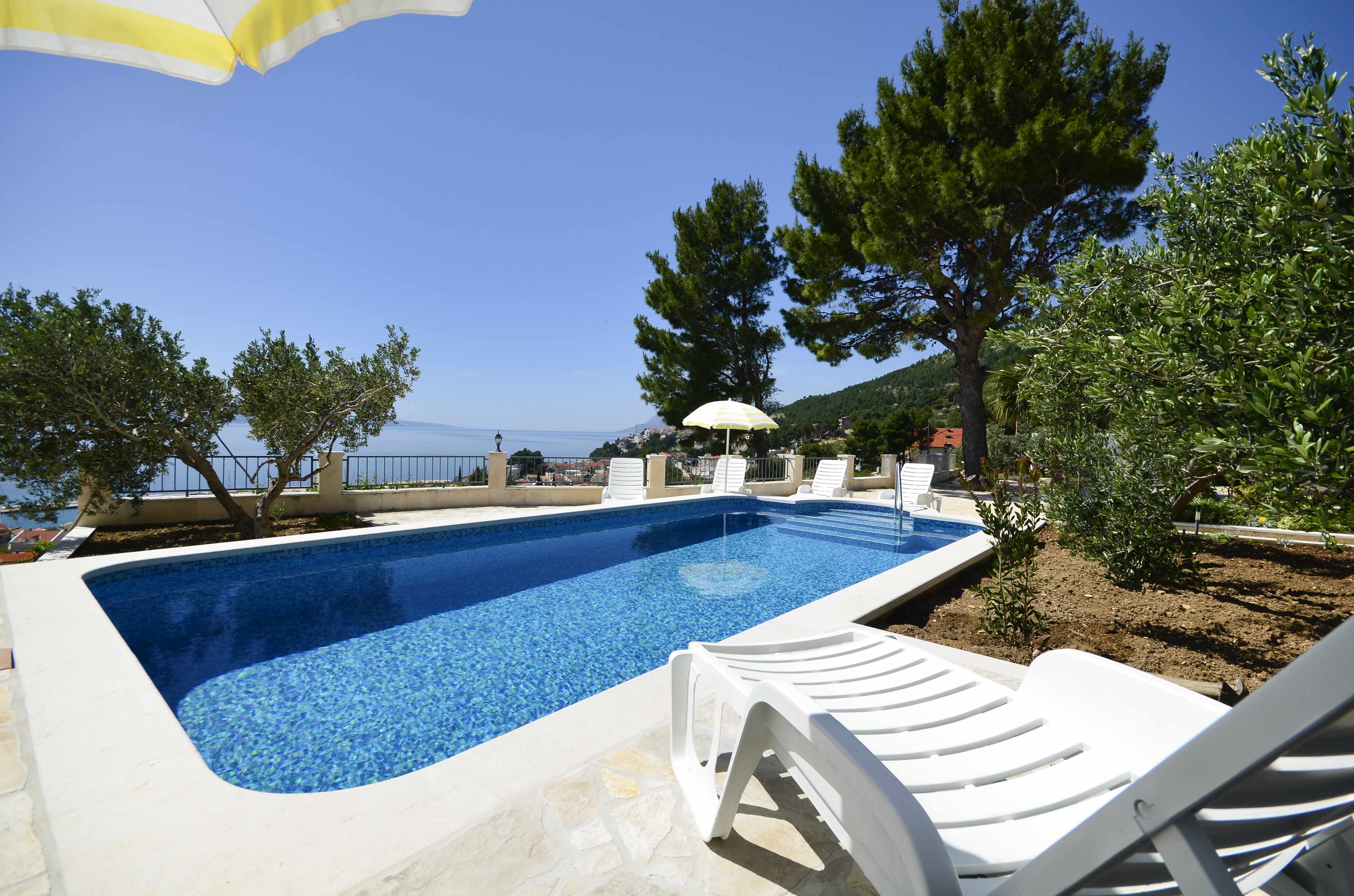 1-Zimmer-Ferienwohnung mit Balkon Baska Voda (Makarska) A-12442-c