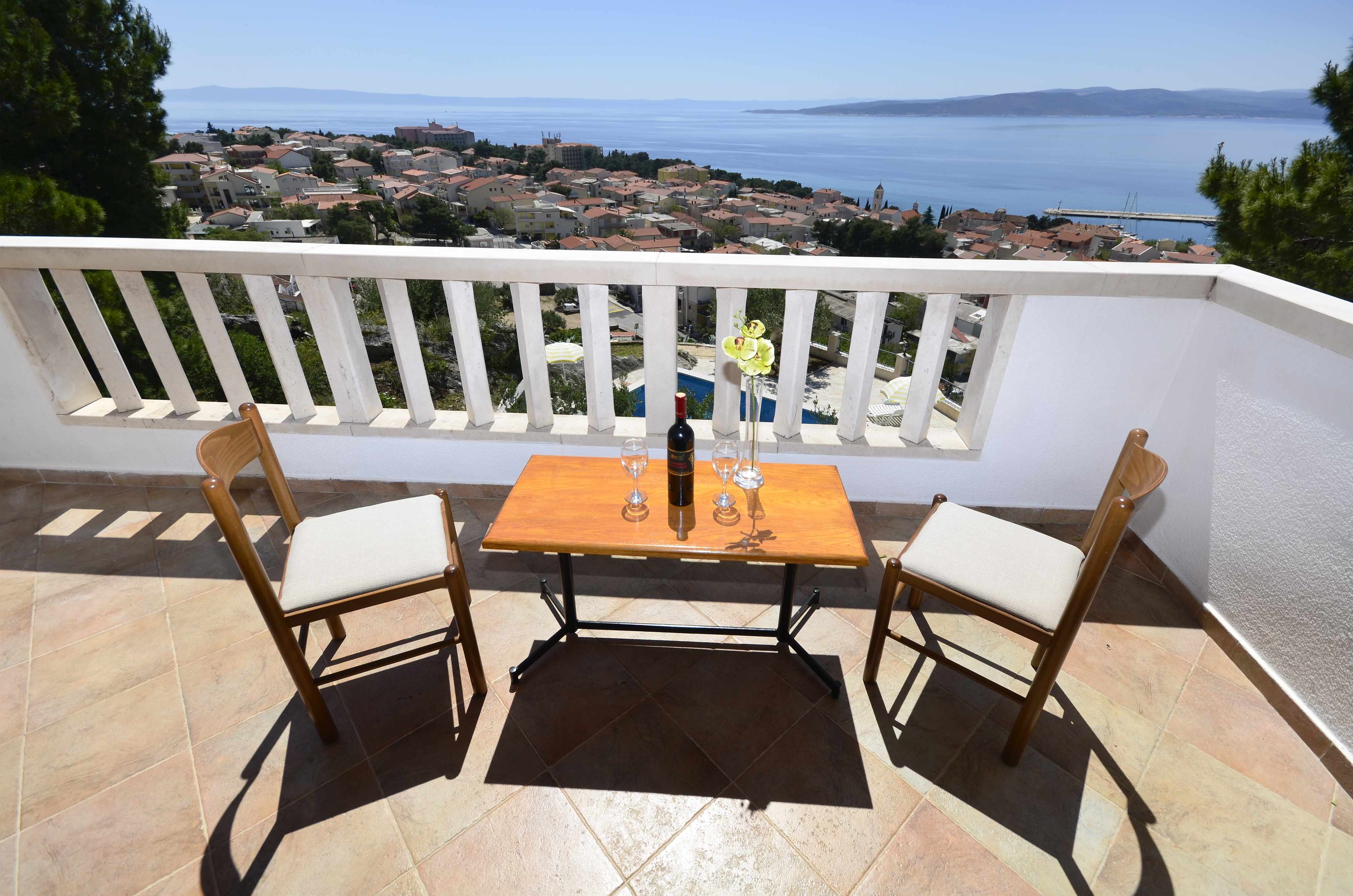 1-Zimmer-Ferienwohnung mit Terrasse und Meerblick Baska Voda (Makarska
