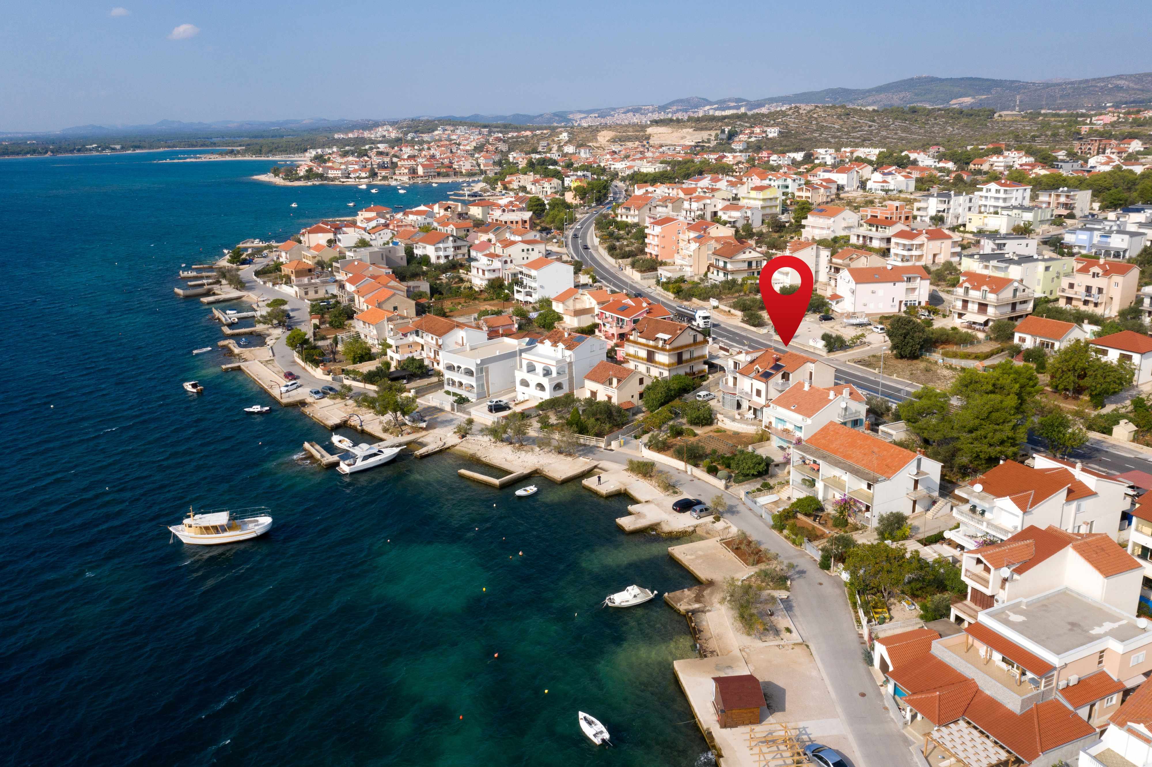 1-Zimmer-Ferienwohnung am Strand Brodarica, Sibenik A-13615-b