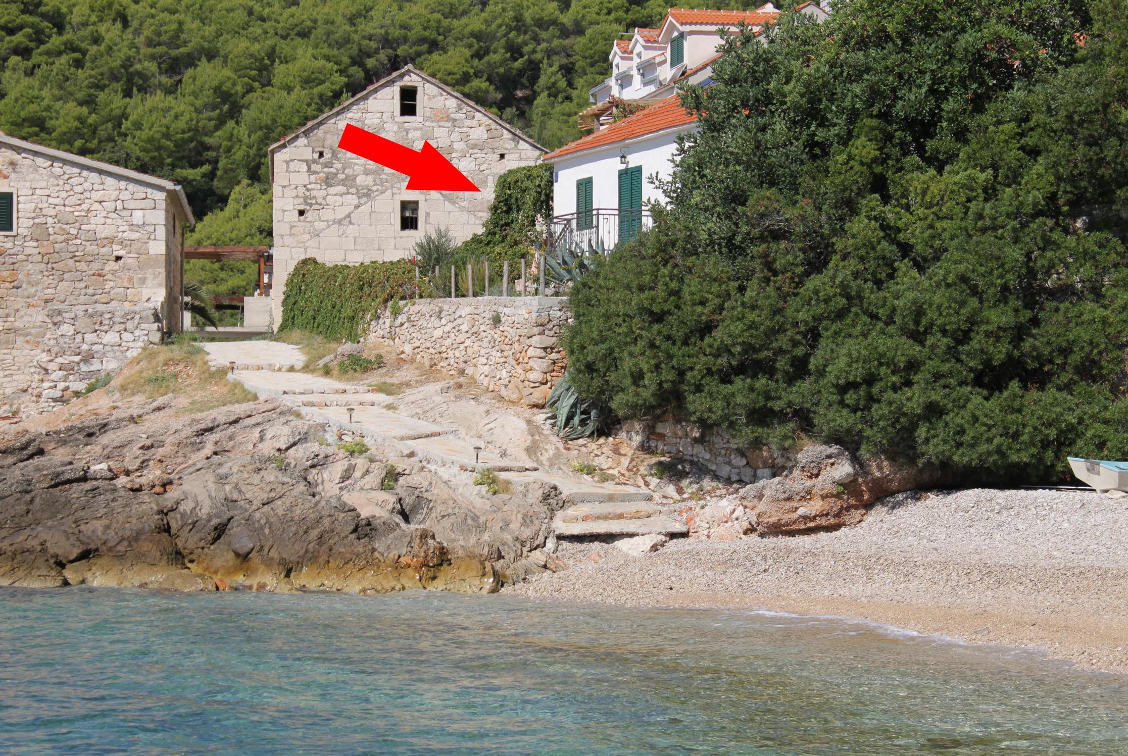4-Zimmer-Haus am Strand Bucht Tvrdni Dolac, Hvar K-2057