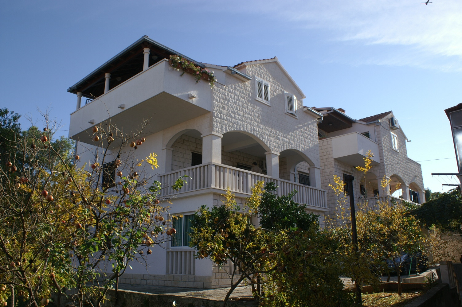 3-Zimmer-Ferienwohnung mit Terrasse und Meerblick Supetar, Brac A-2956