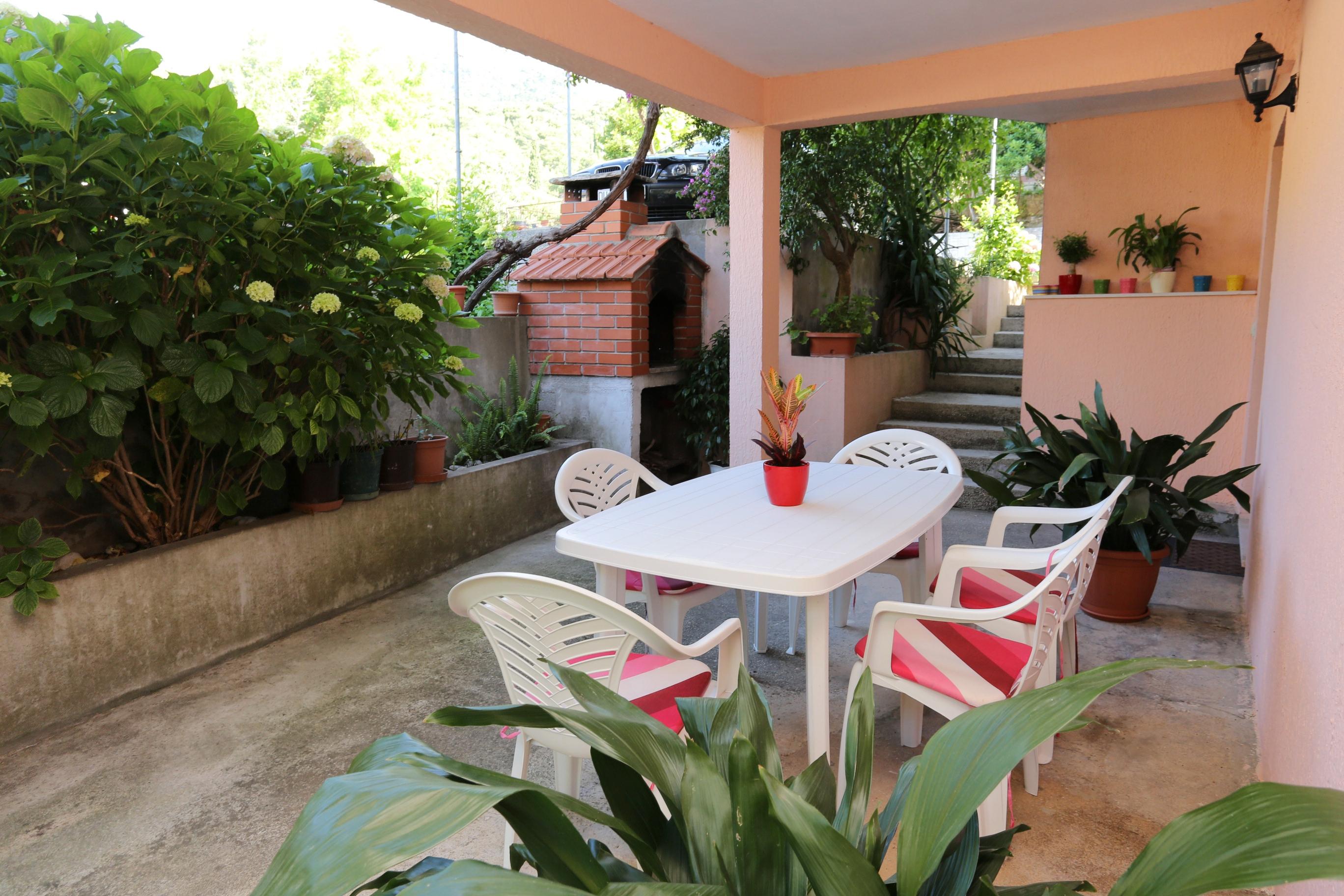 1-Zimmer-Ferienwohnung mit Terrasse Orebic, Peljesac A-10101-a